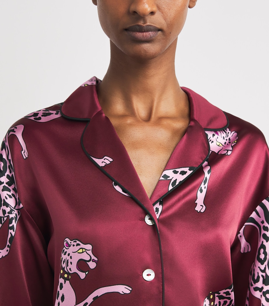 Silk Cheetah Alba Pyjama Set CHERIE Image 4