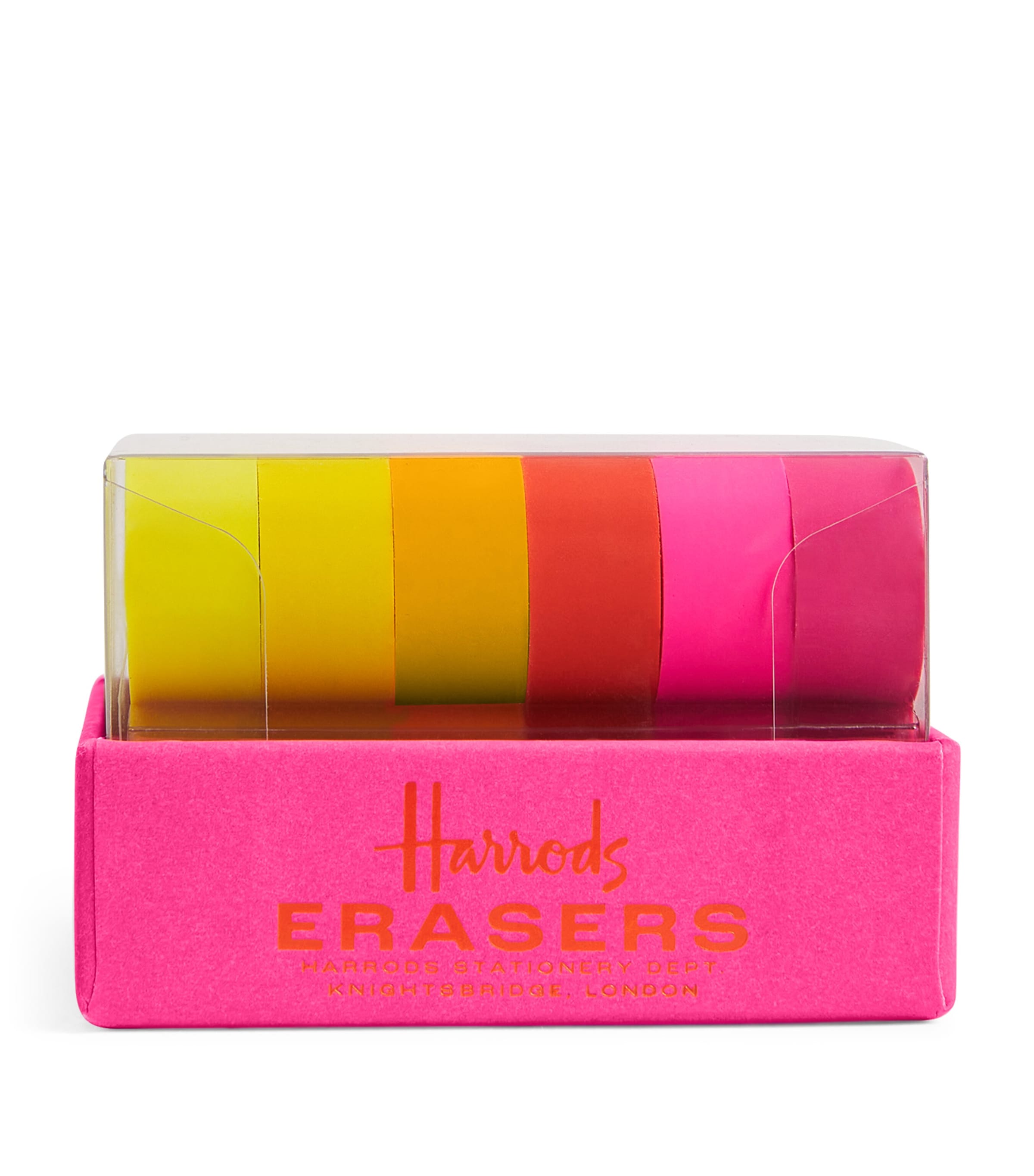 Harrods Teddy Bear Erasers In Pink