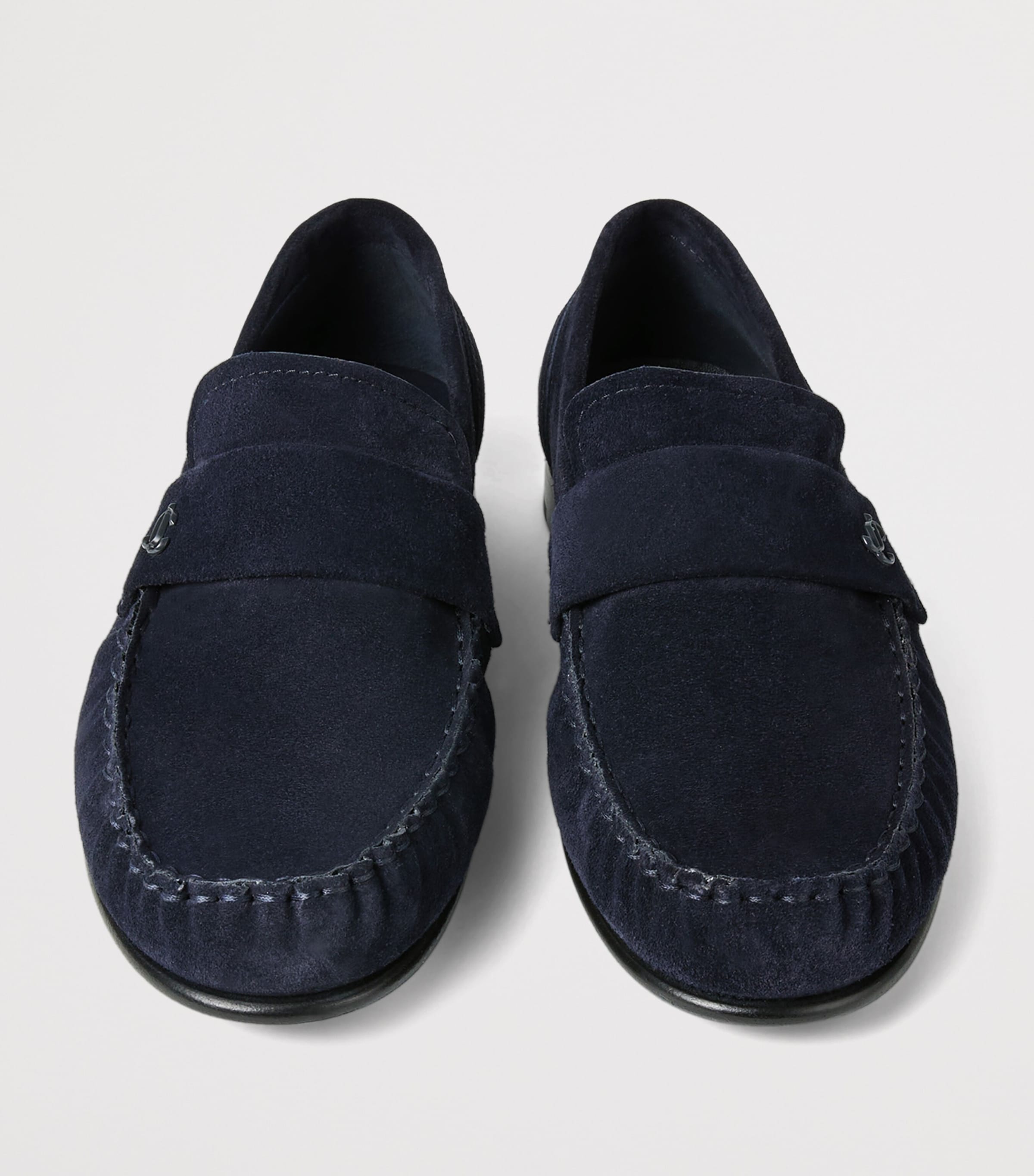 Jimmy Choo Ellis Suede Loafers Marine Image 4