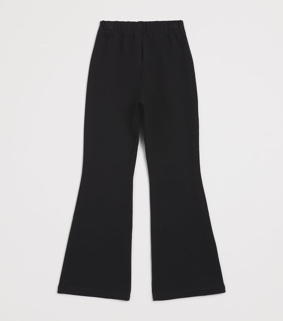 Monnalisa Flared Milano Sweatpants (4-12 Years) Nero Image 2