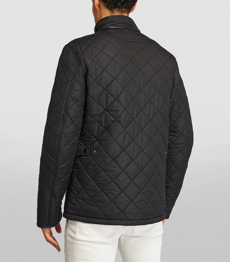 Quilted Powell Jacket BLACK Image 3