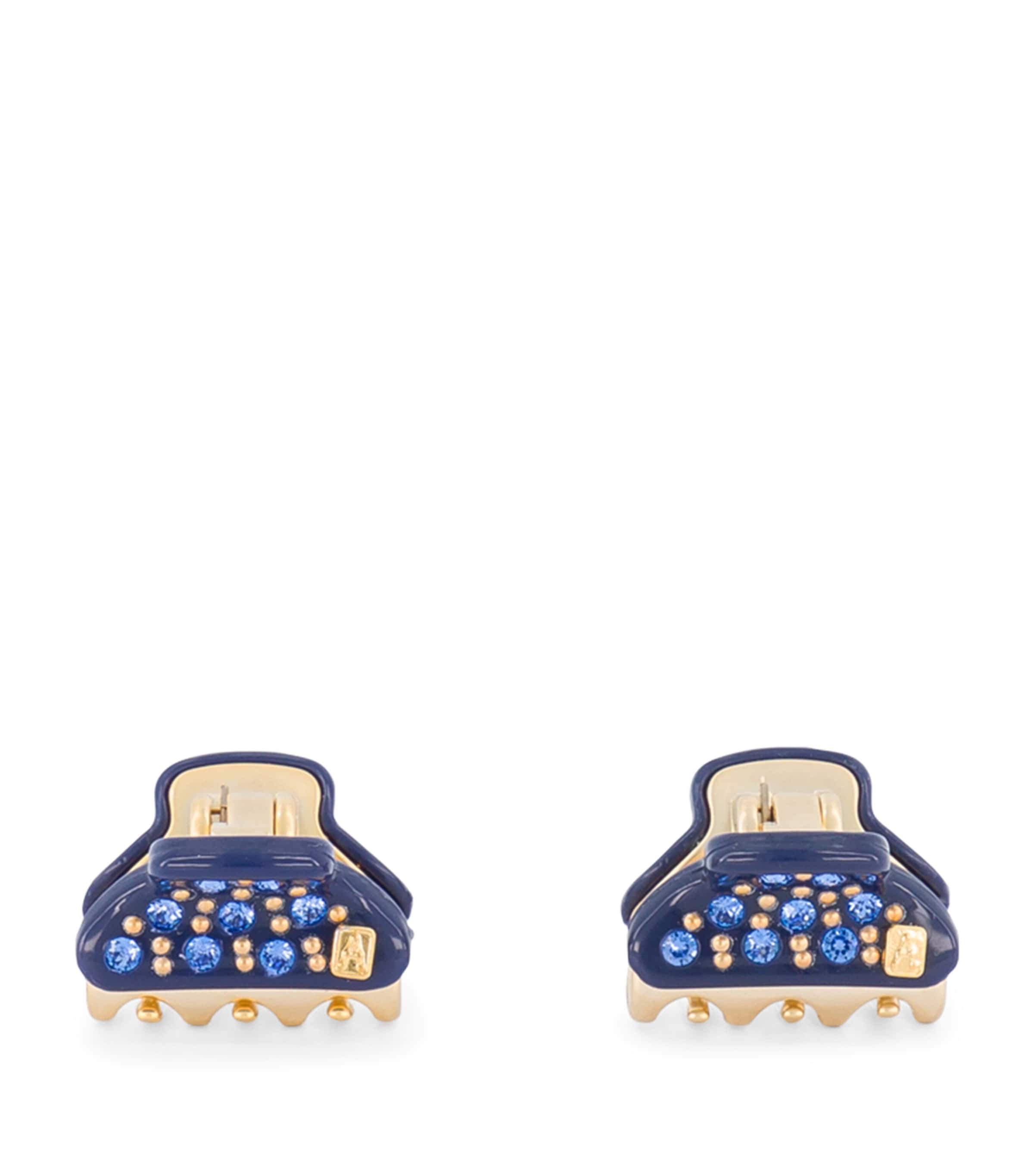 Alexandre De Paris Gold-plated Mini Claw Hair Clips