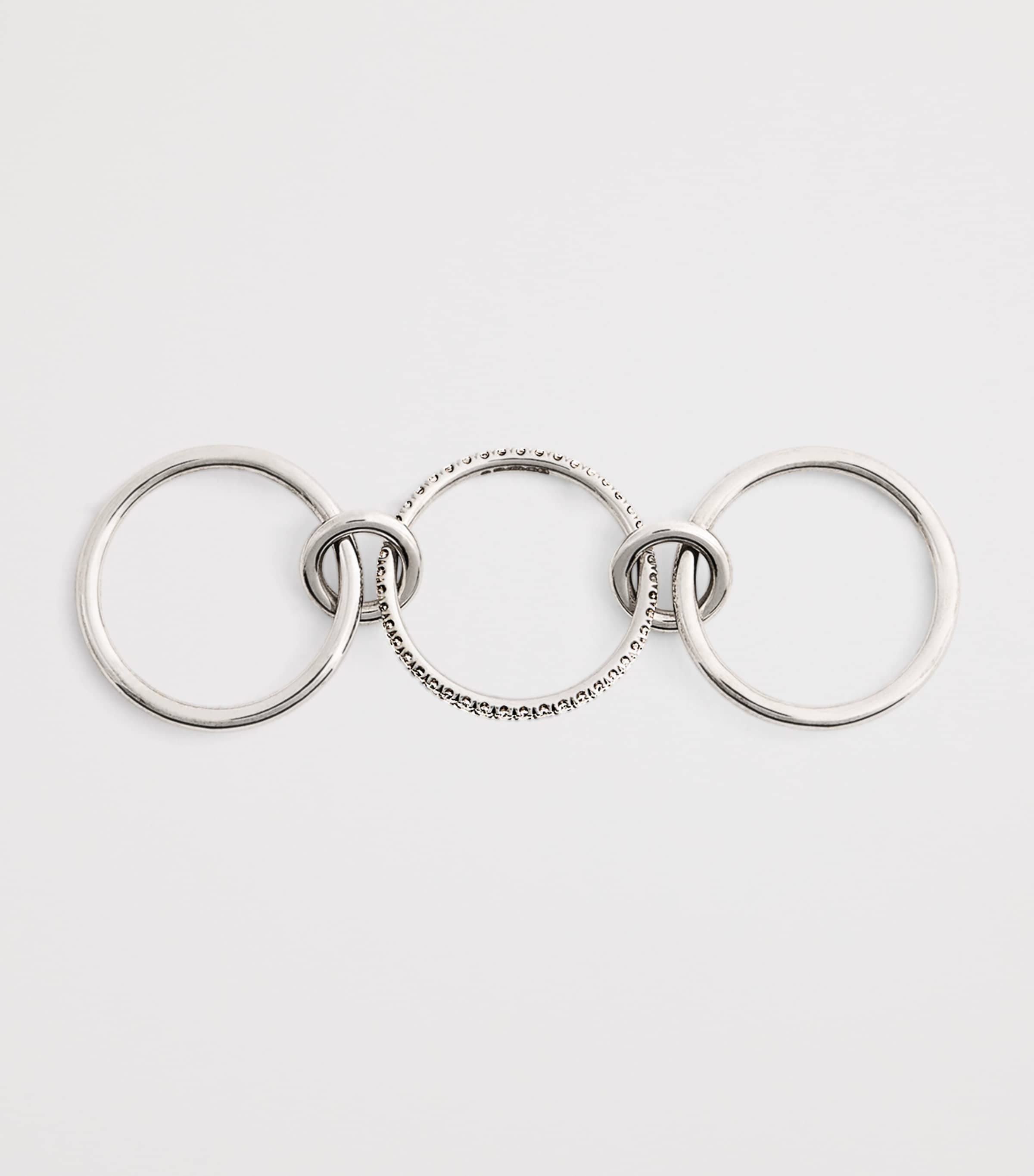 White Gold and Diamond Sonny Ring WHITE GOLD Image 3