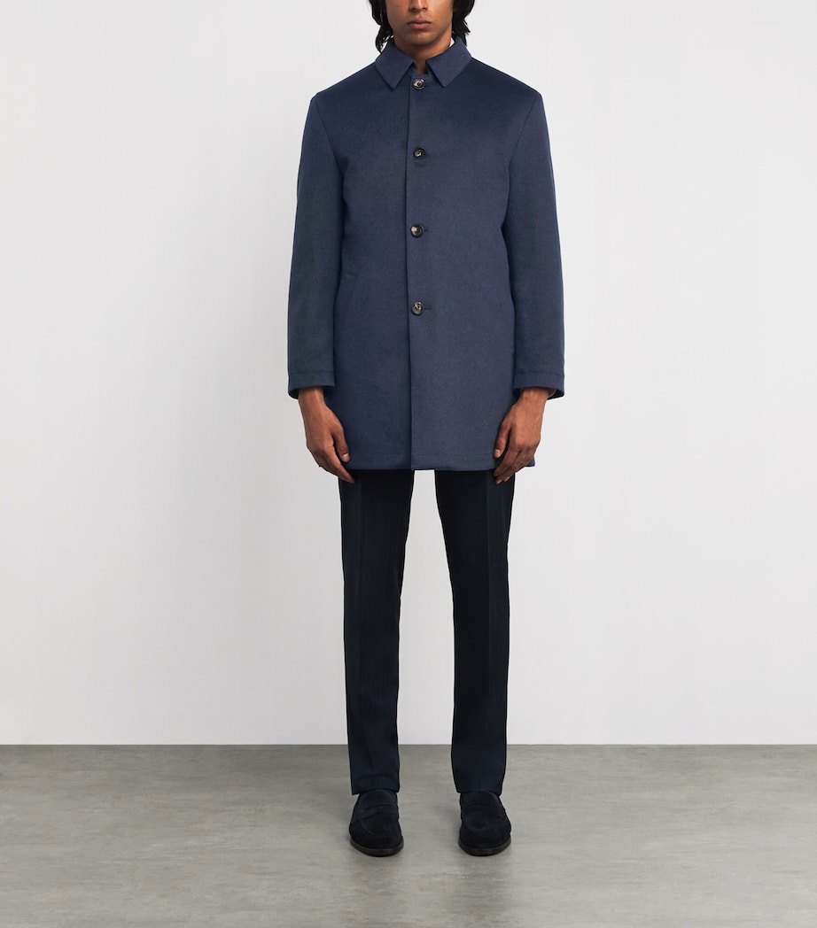 Cashmere Overcoat 574 BLUE Image 3
