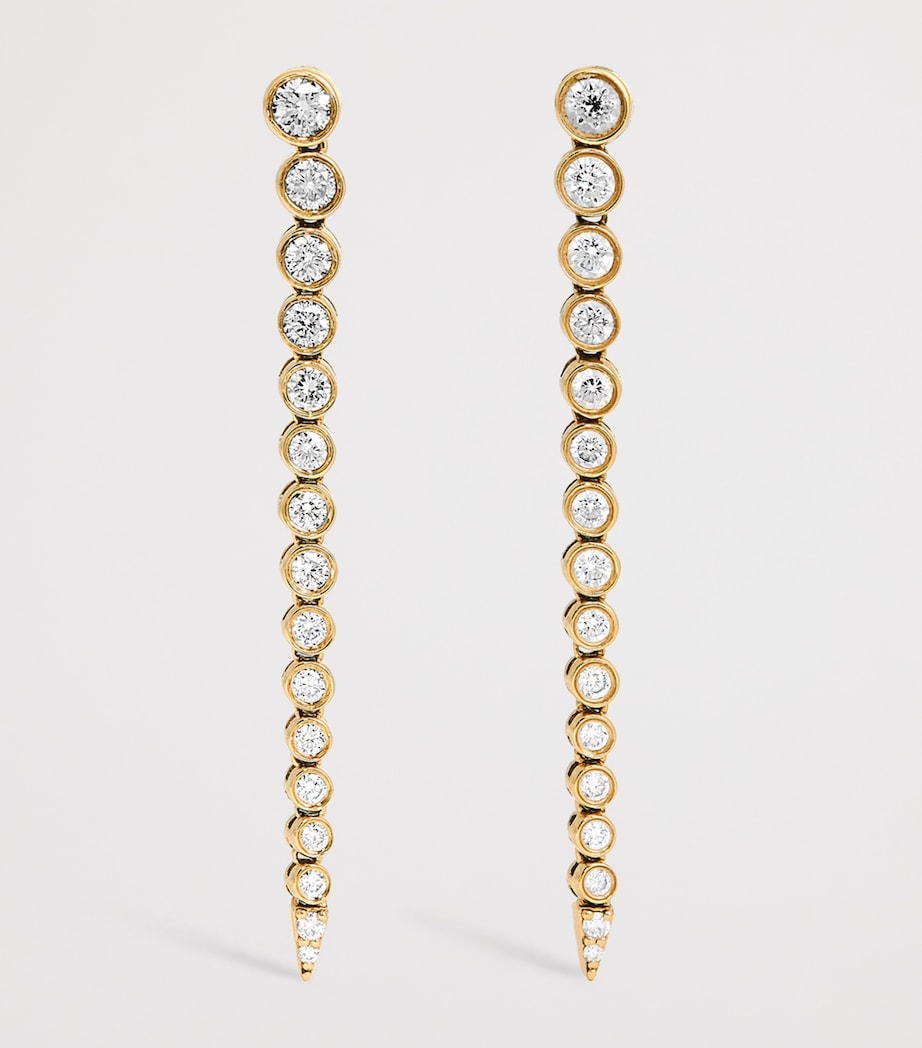 Yellow Gold and Diamond Danaé Gradient Earrings YELLOW GOLD Image 3