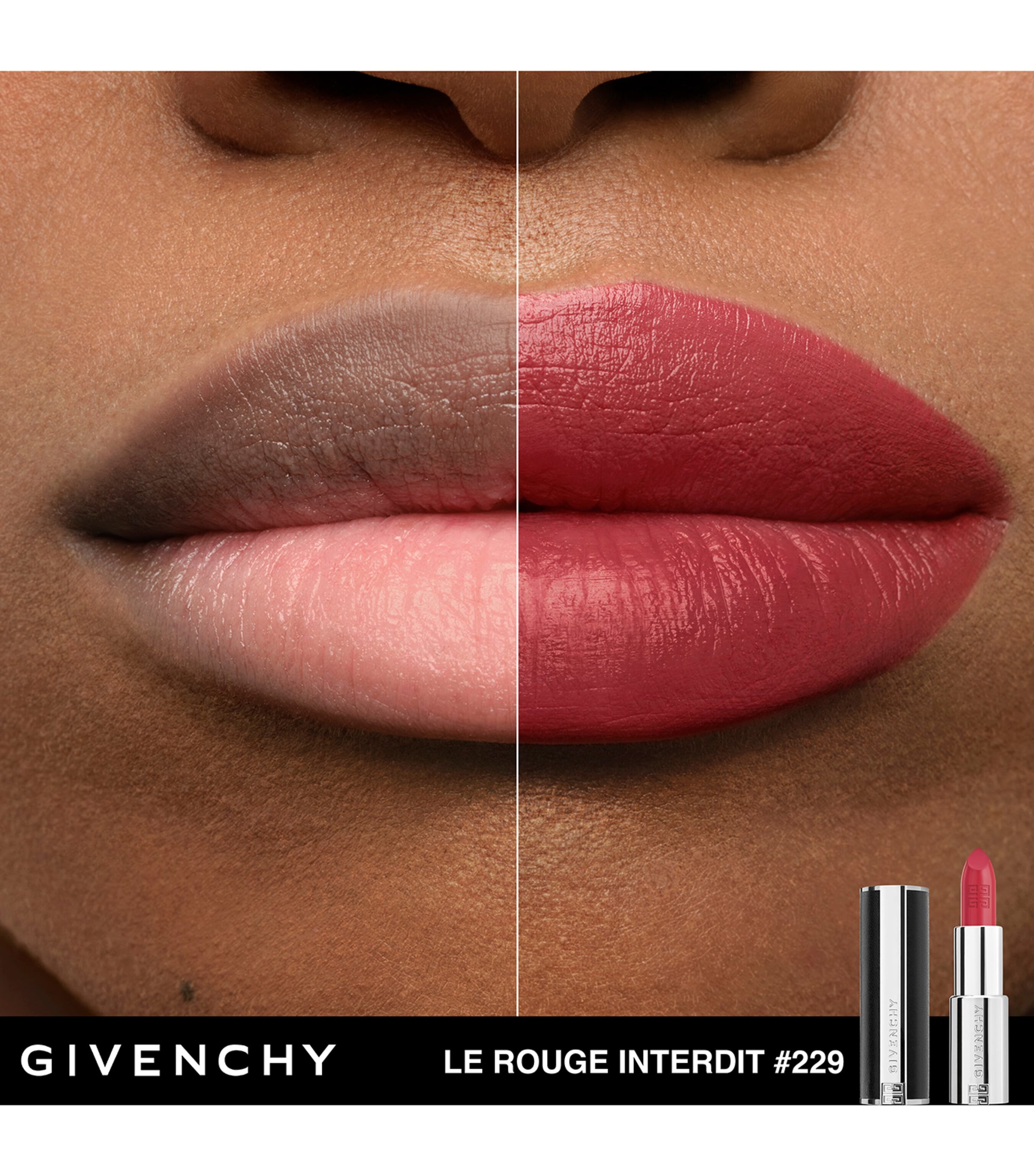 Le Rouge Interdit Intense Silk Lipstick N229 ROSE FANÉ Image 4