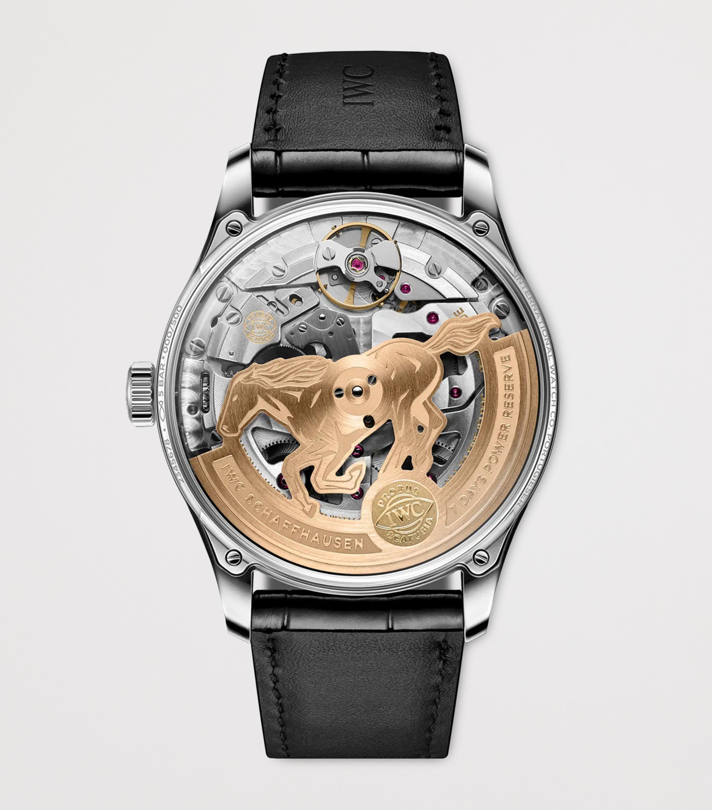 Stainless Steel Portugieser Automatic Year of the Horse Watch 42mm RED Image 5