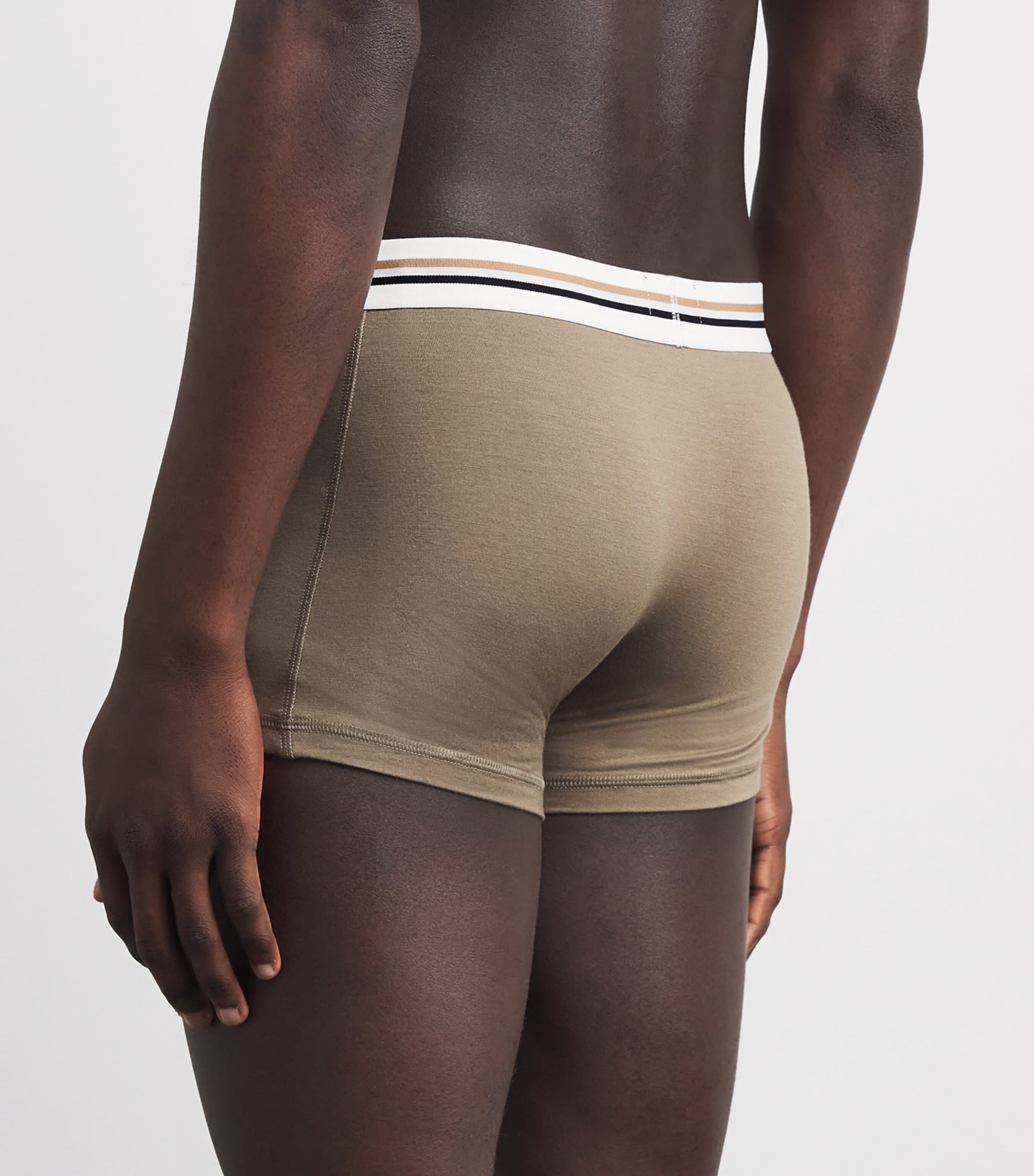 BOSS Mens Revive Logo Boxer Briefs (Pack of 3) Open Image 3