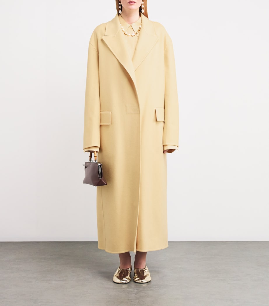 Damen Mantel Wintermantel Kaschmir Wintermantel Langer Mantel