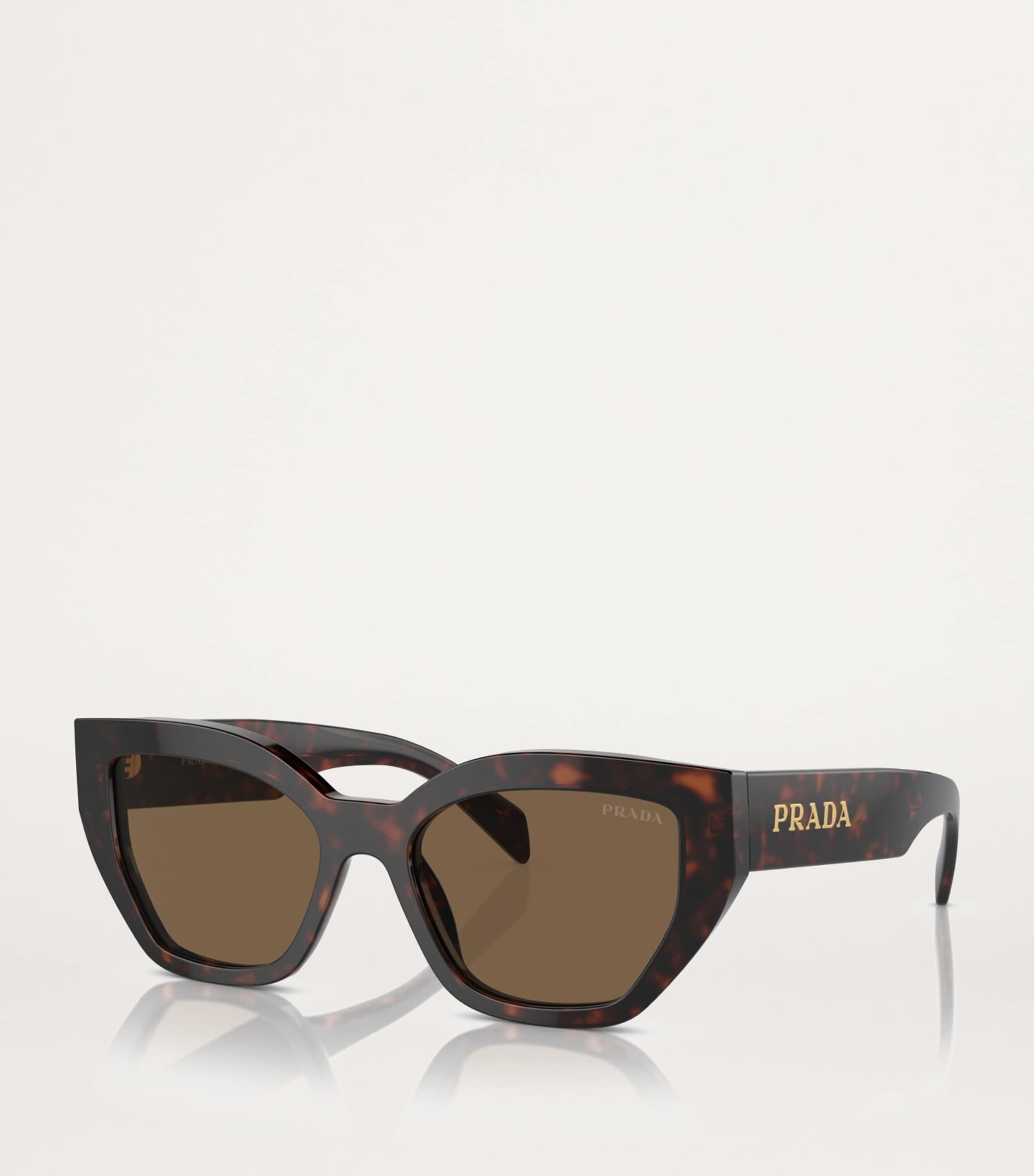Prada Tortoiseshell Geometric Sunglasses Image 2