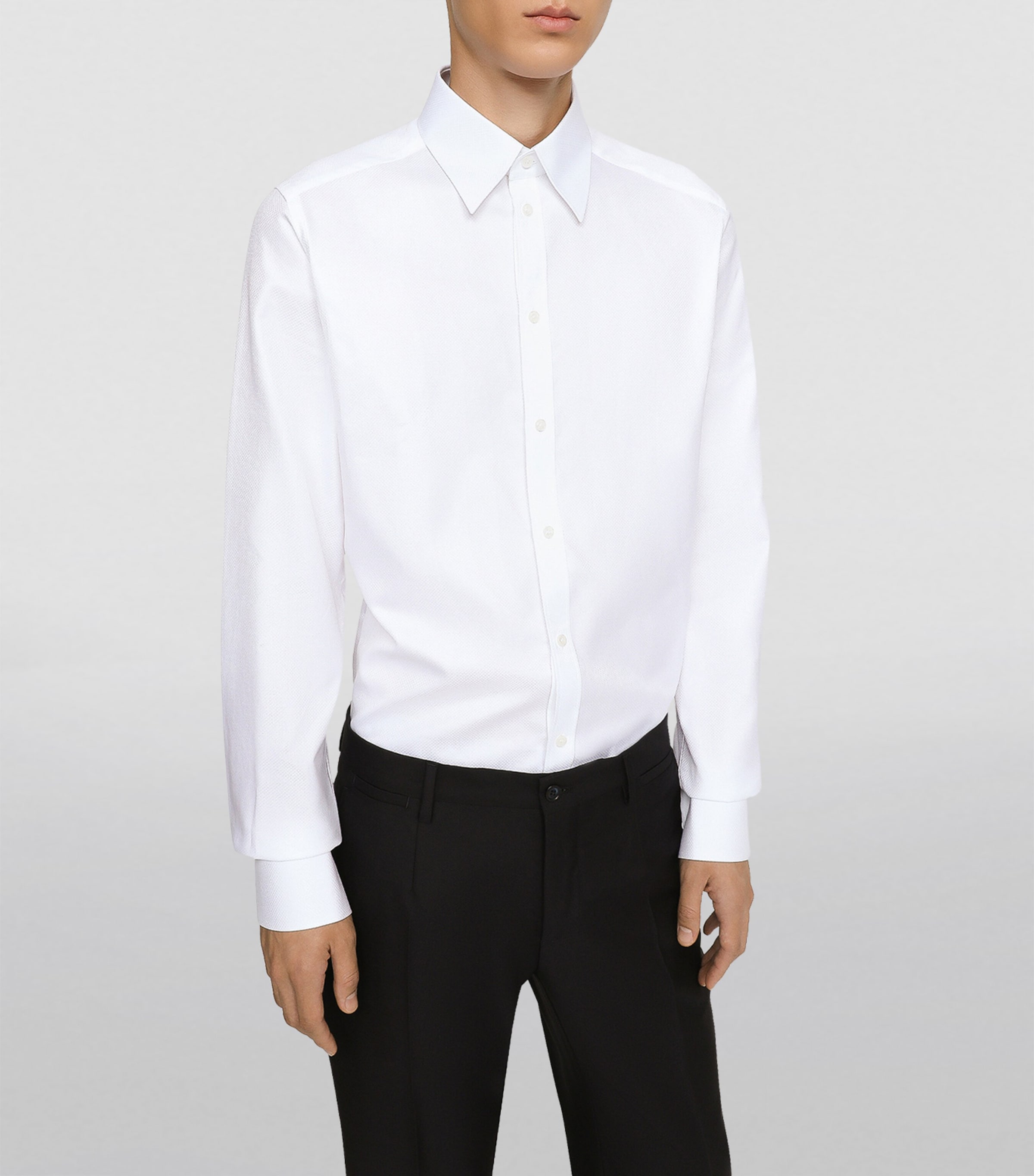 Cotton Shirt W0800-OPTICAL WHITE Image 5