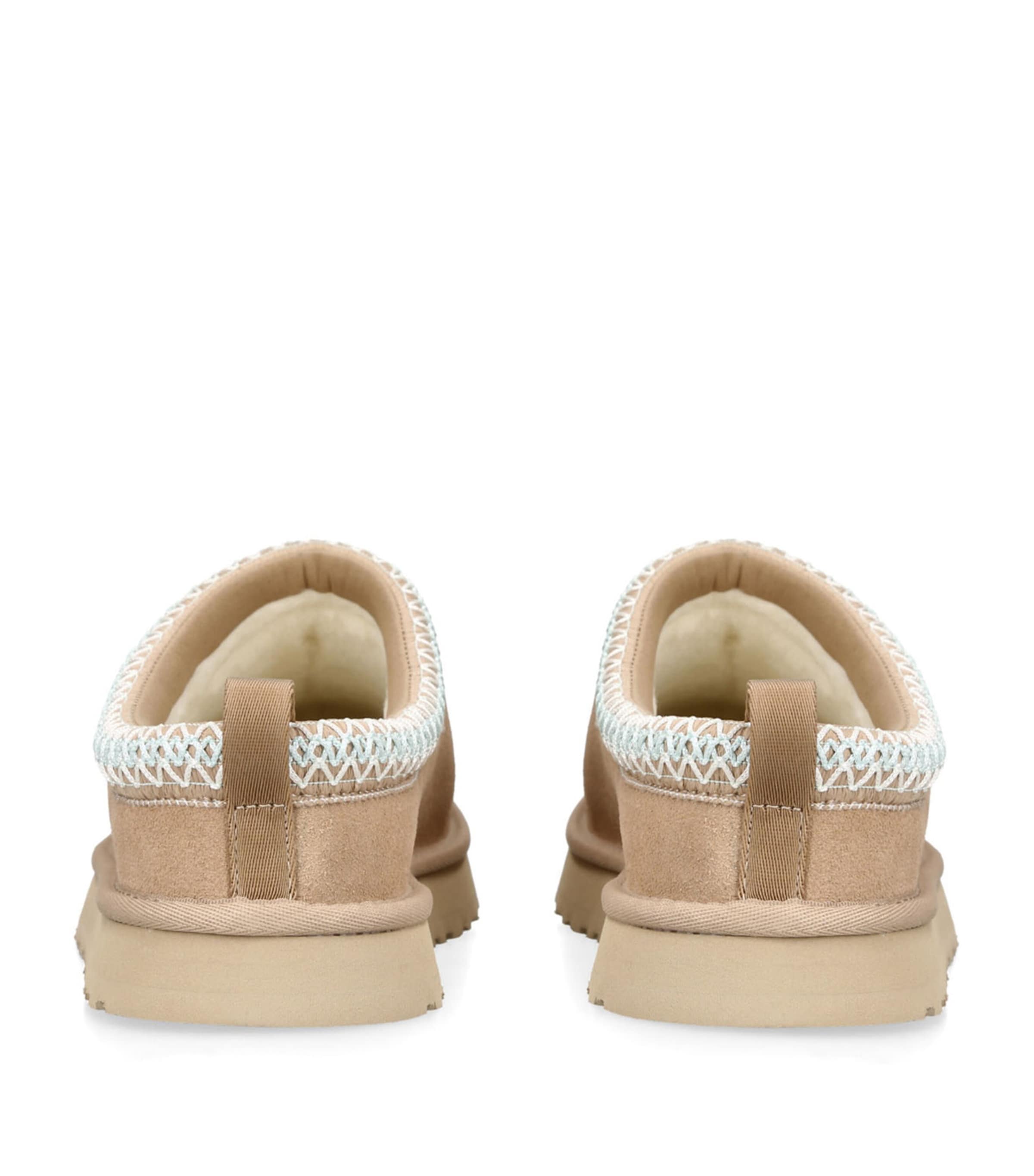 Suede Tazz Slippers TAN Image 2