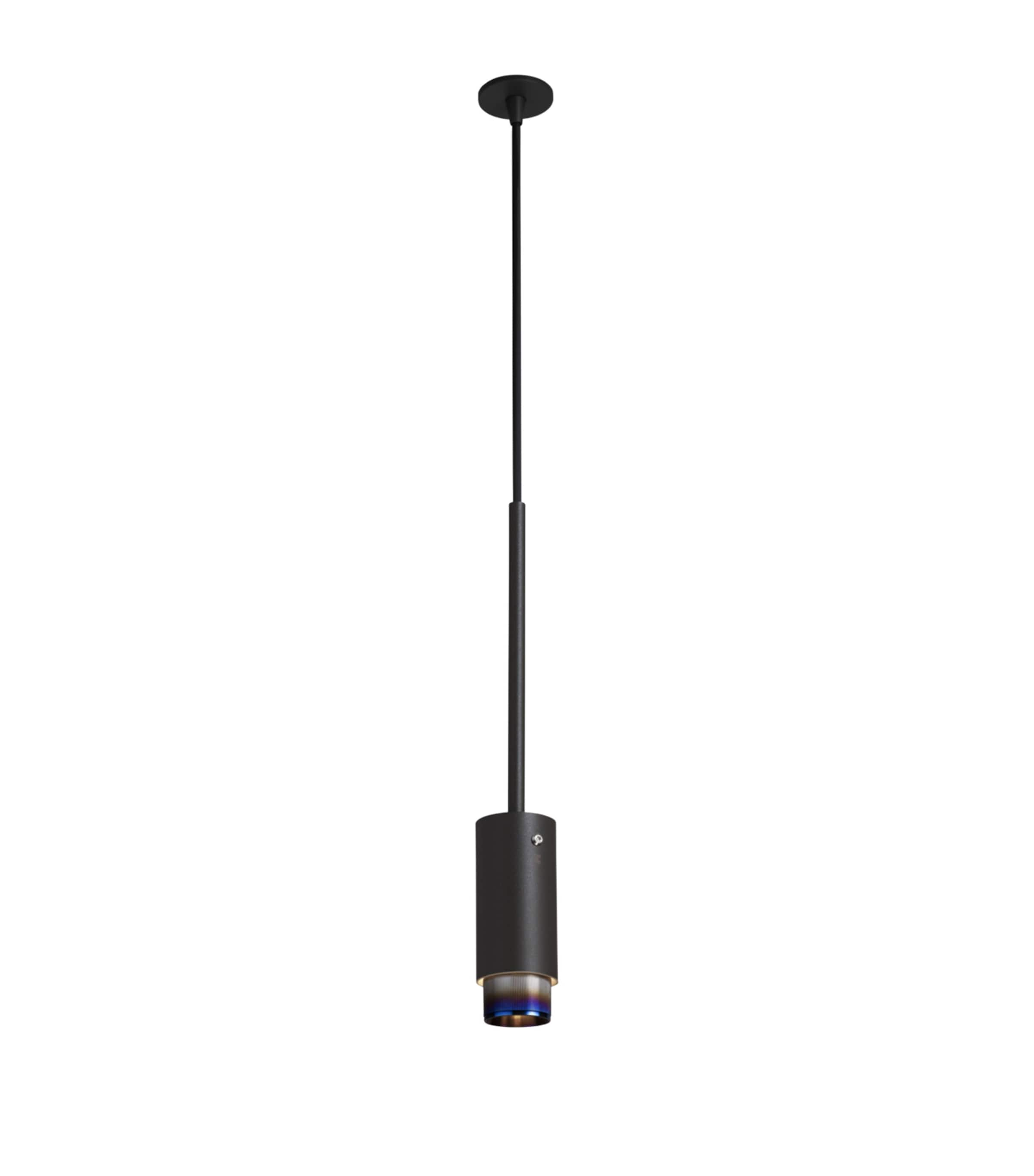 Shop Buster + Punch Graphite Aluminium Exhaust Pendant In Metallic