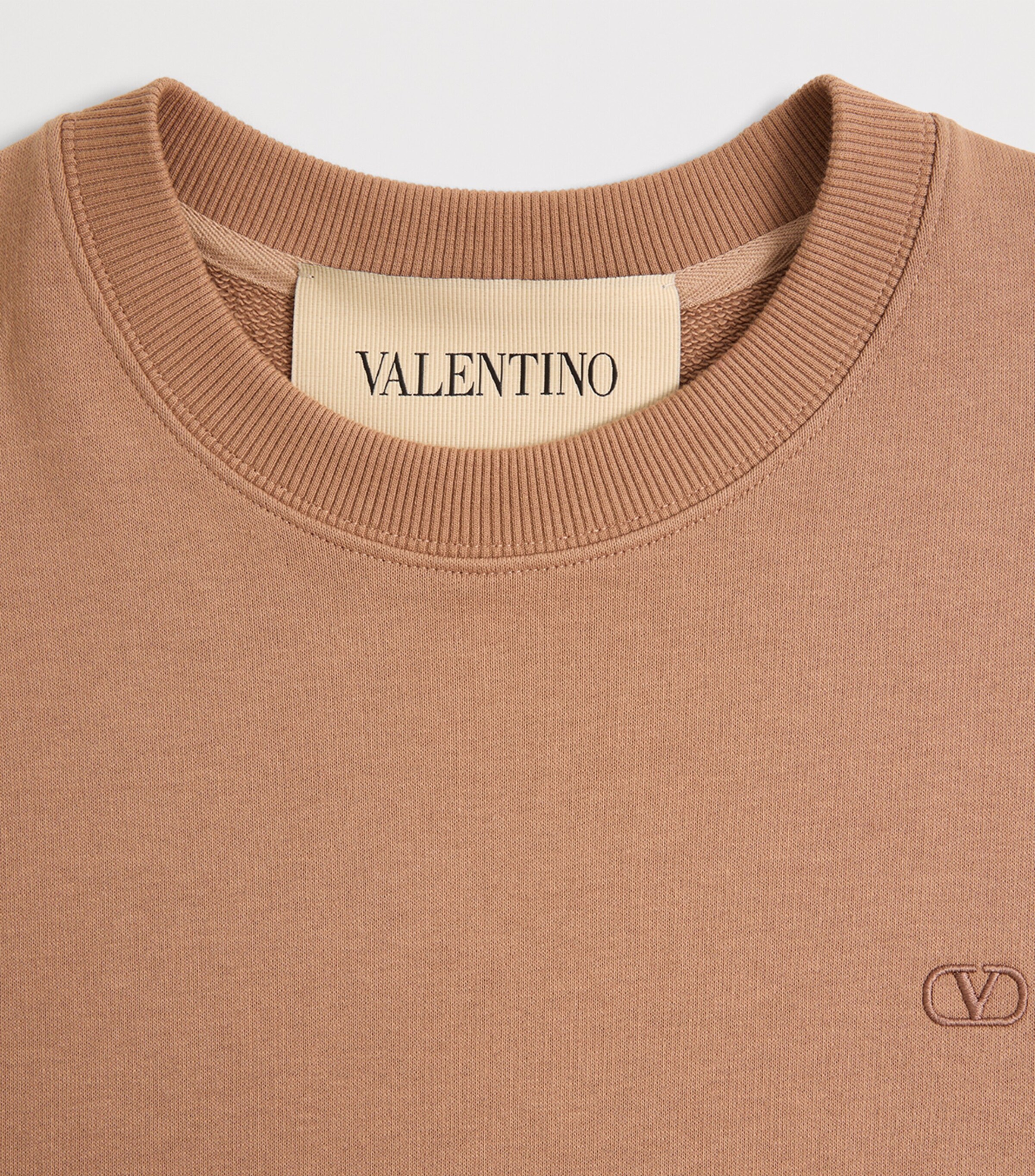 Valentino Mens Cotton VLogo Sweatshirt Image 8