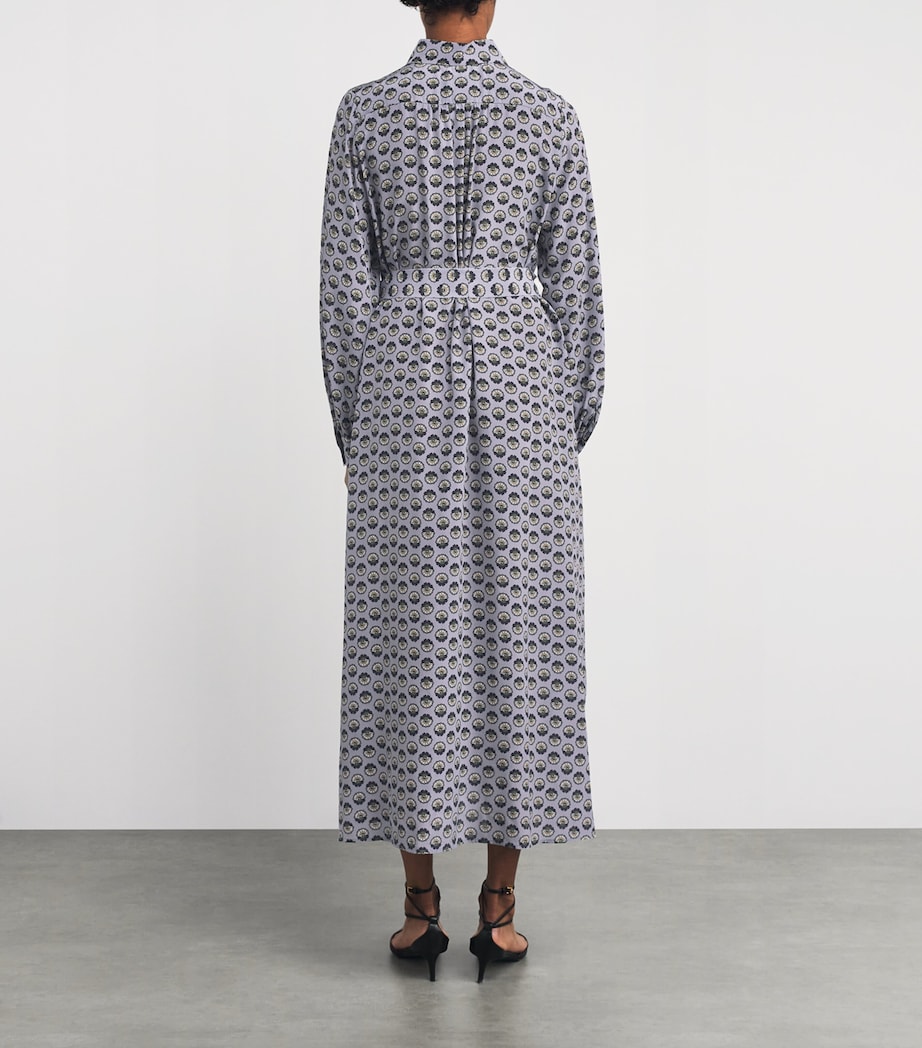 Silk Floral Maxi Dress AVIO Image 3