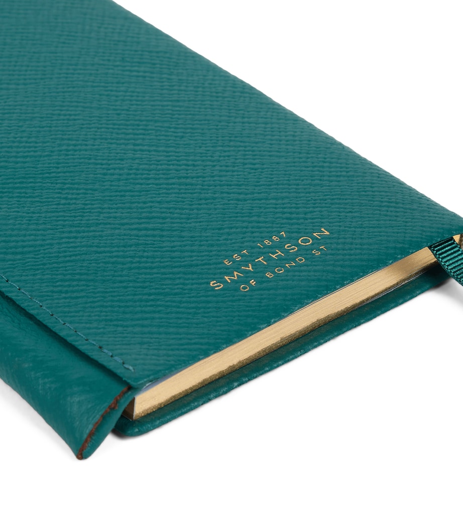 Panama Leather 2026 Diary with Pencil PETROL Image 6