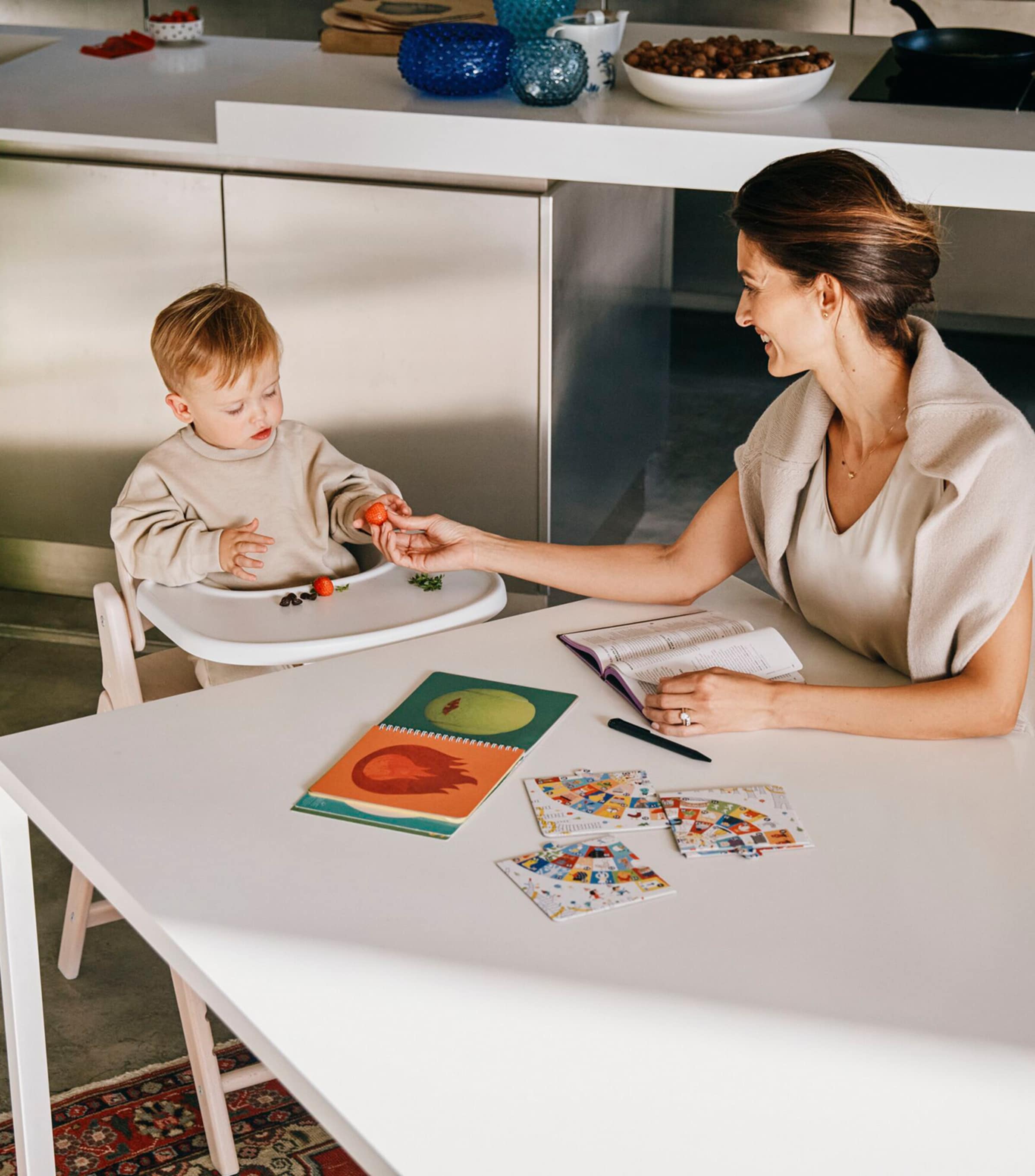 Click & Fold 4-in-1 High Chair Set ALL NAUTURAL/LIGHT Image 7