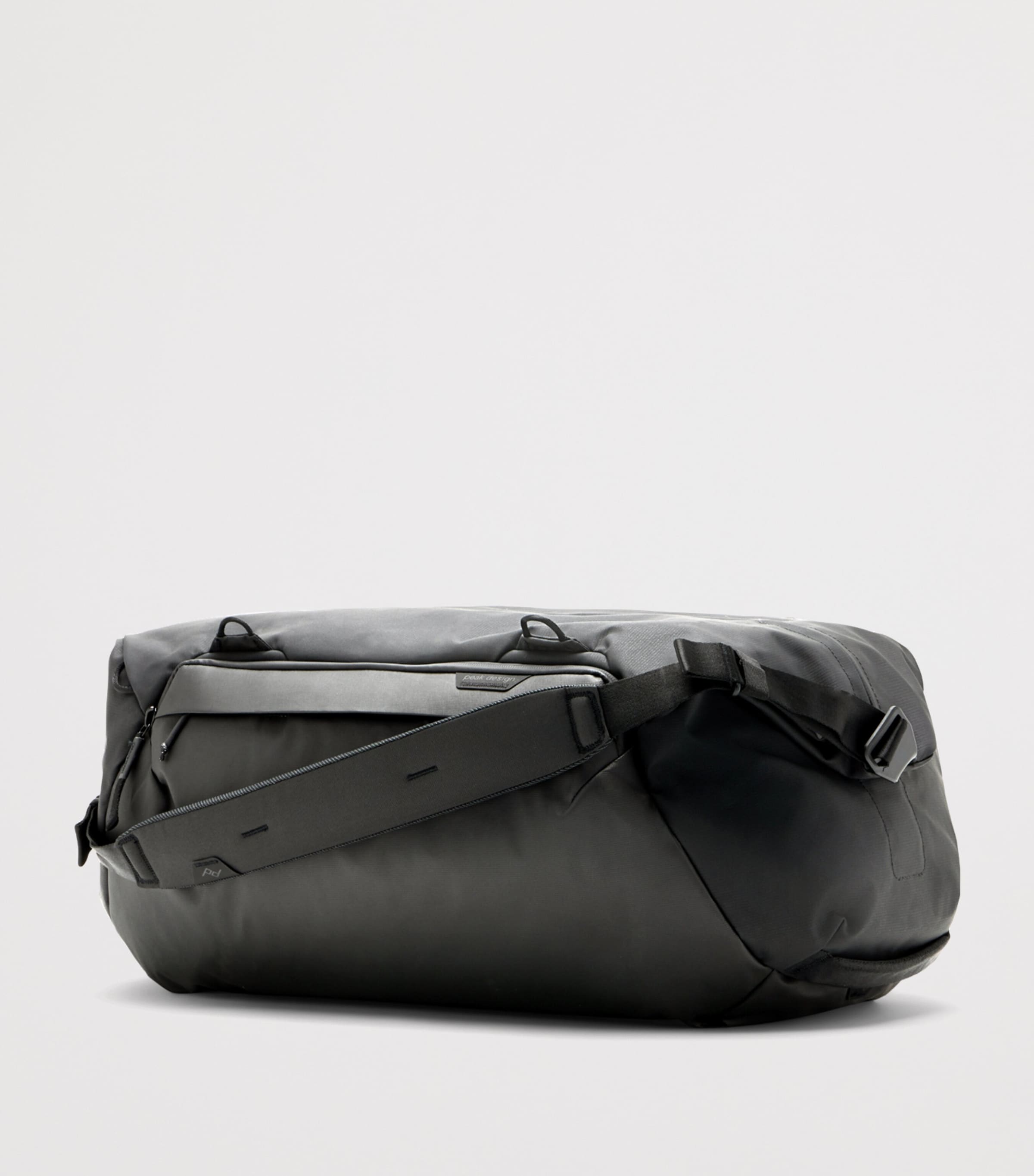 Canvas Travel Holdall BLACK Image 5