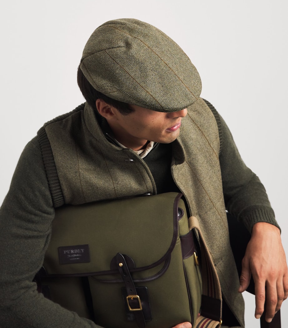 Purdey Wool-Blend Tweed Litton Cap Cai Image 2