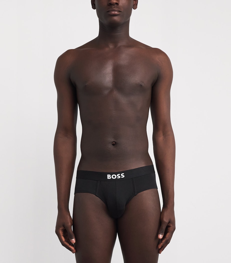 Organic Cotton Stretch Briefs (Pack of 3) 981 OPEN MISC Image 2