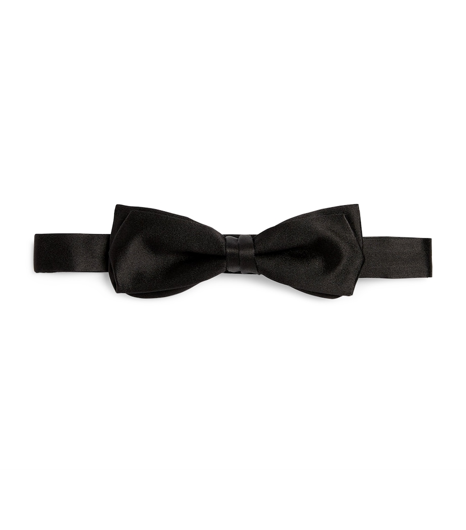 Silk Bow Tie 20BLACK Image 1