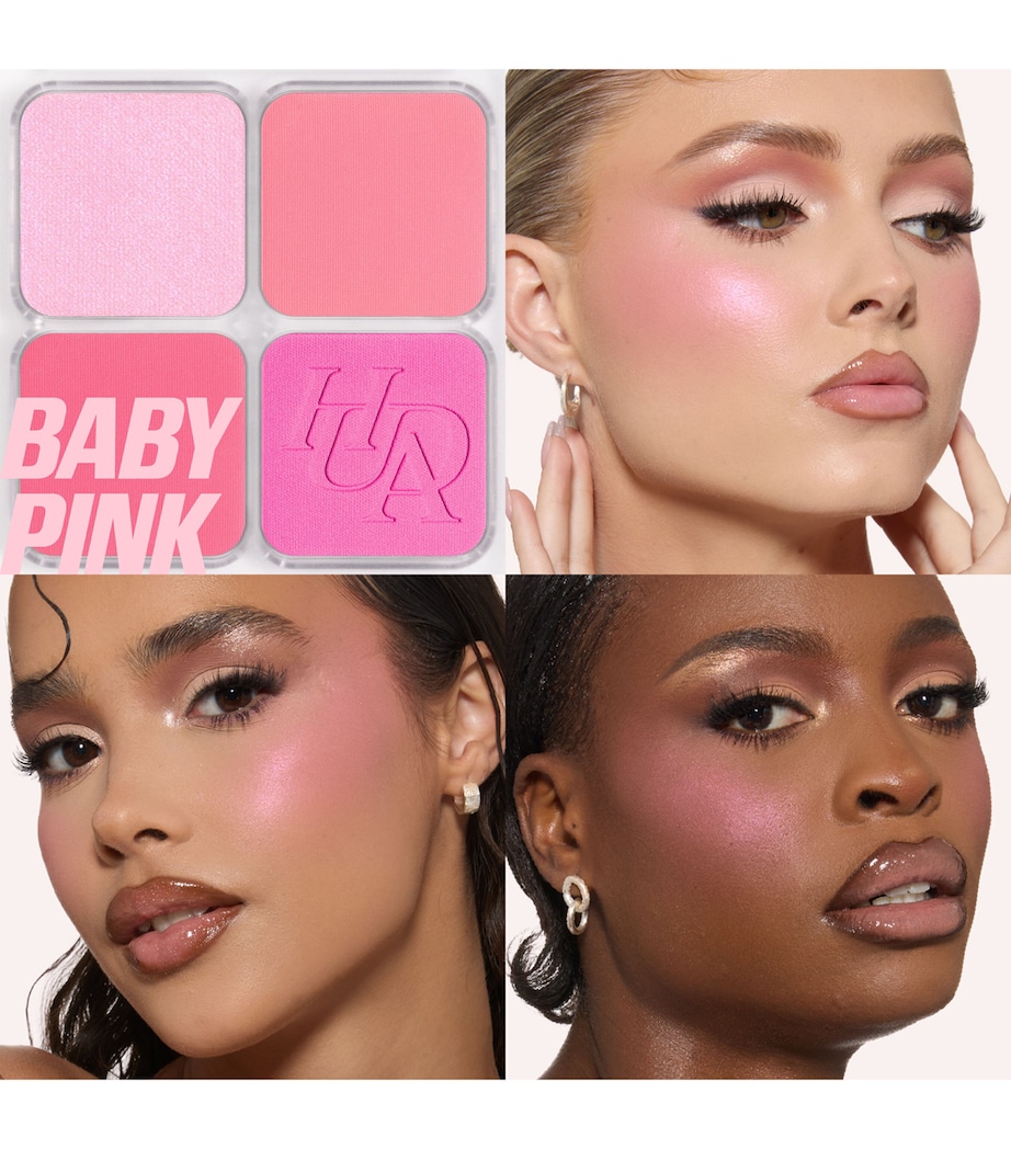Huda Beauty Blush Filter Blurring Blushlighters Palette - Baby Pink Baby Pink Image 2