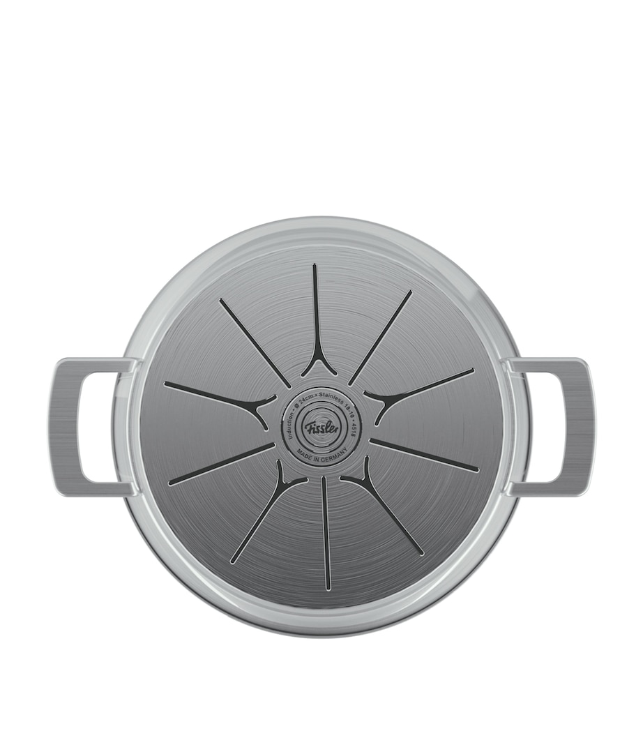 Stainless Steel Phi Stew Pot with Lid (24cm) STAINLESS STEEL Image 2