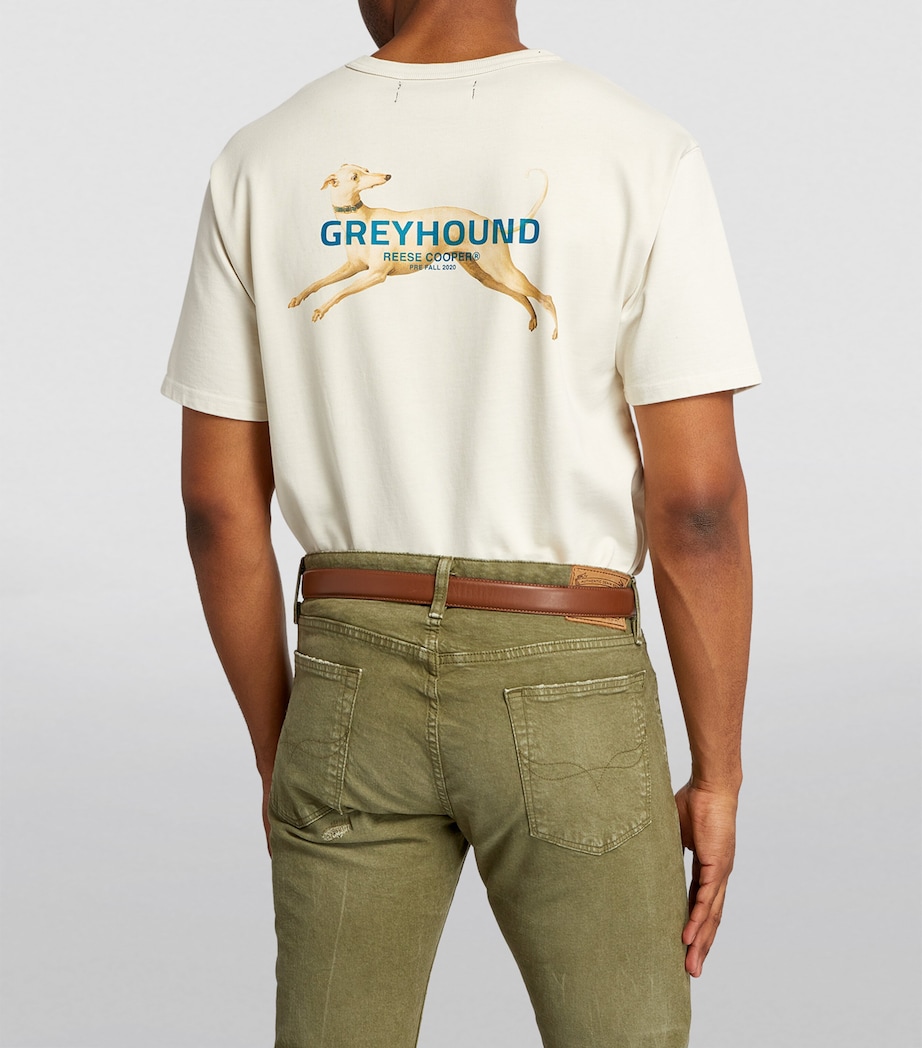 Logo Leather Belt BROWN Image 3