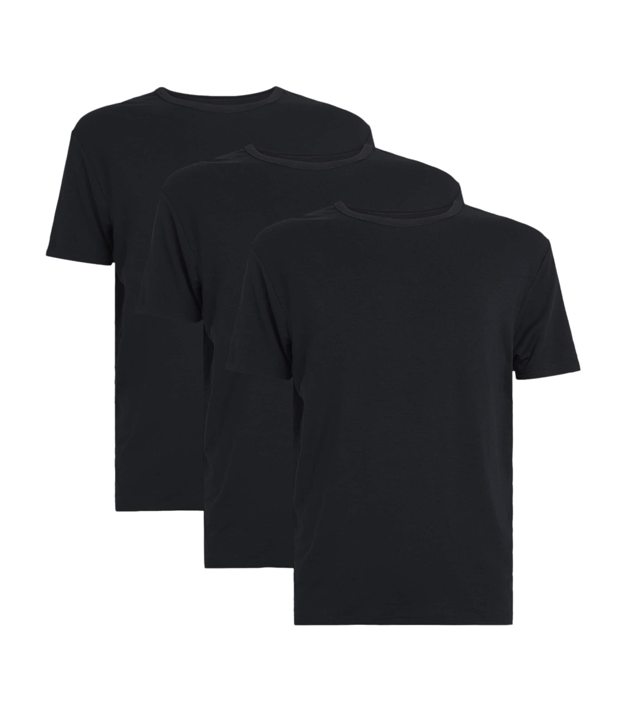 Paul Smith Pack Of Three Cotton T-shirts In Black