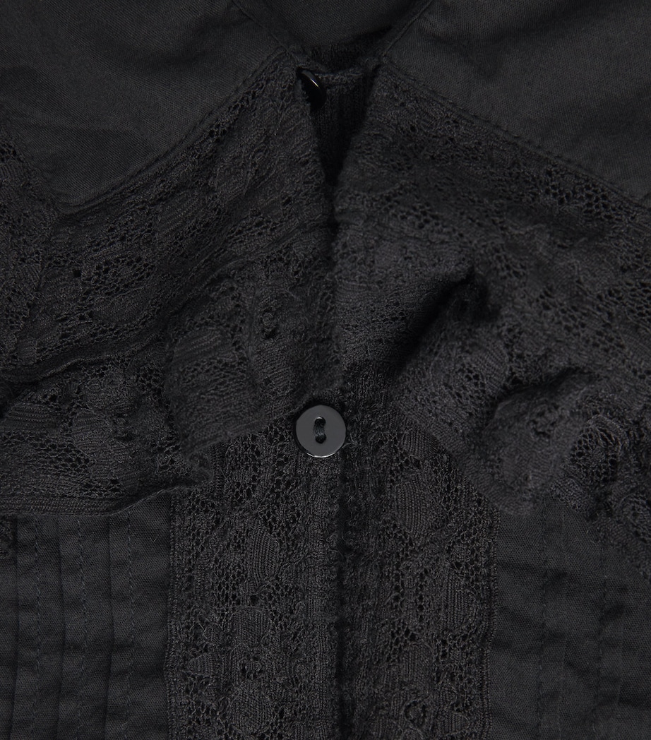 Cotton Ellery Blouse BLACK Image 5