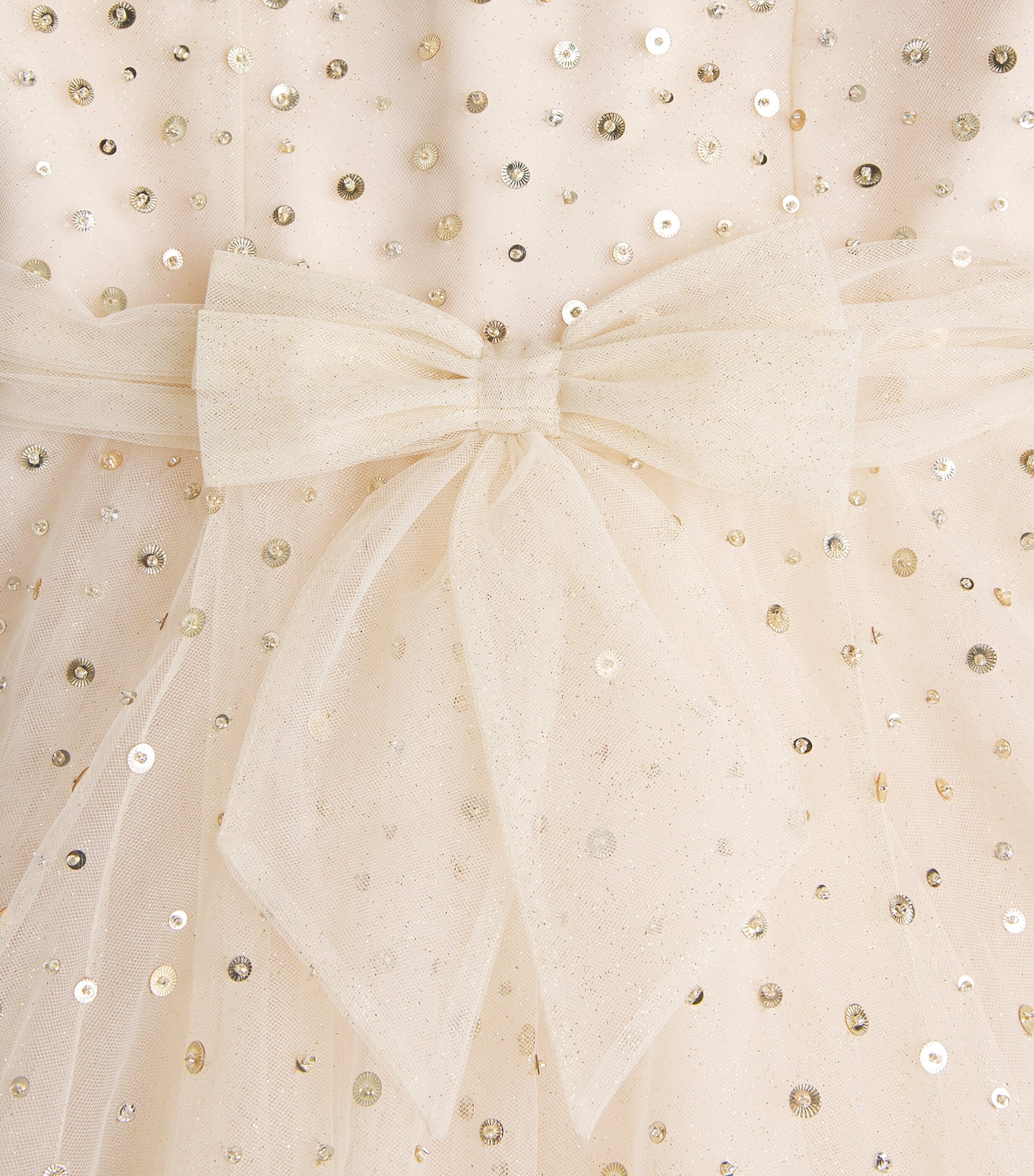 Tulle Embellished Dress (6-14 Years) 820/172 ILLUSION/GLD Image 3