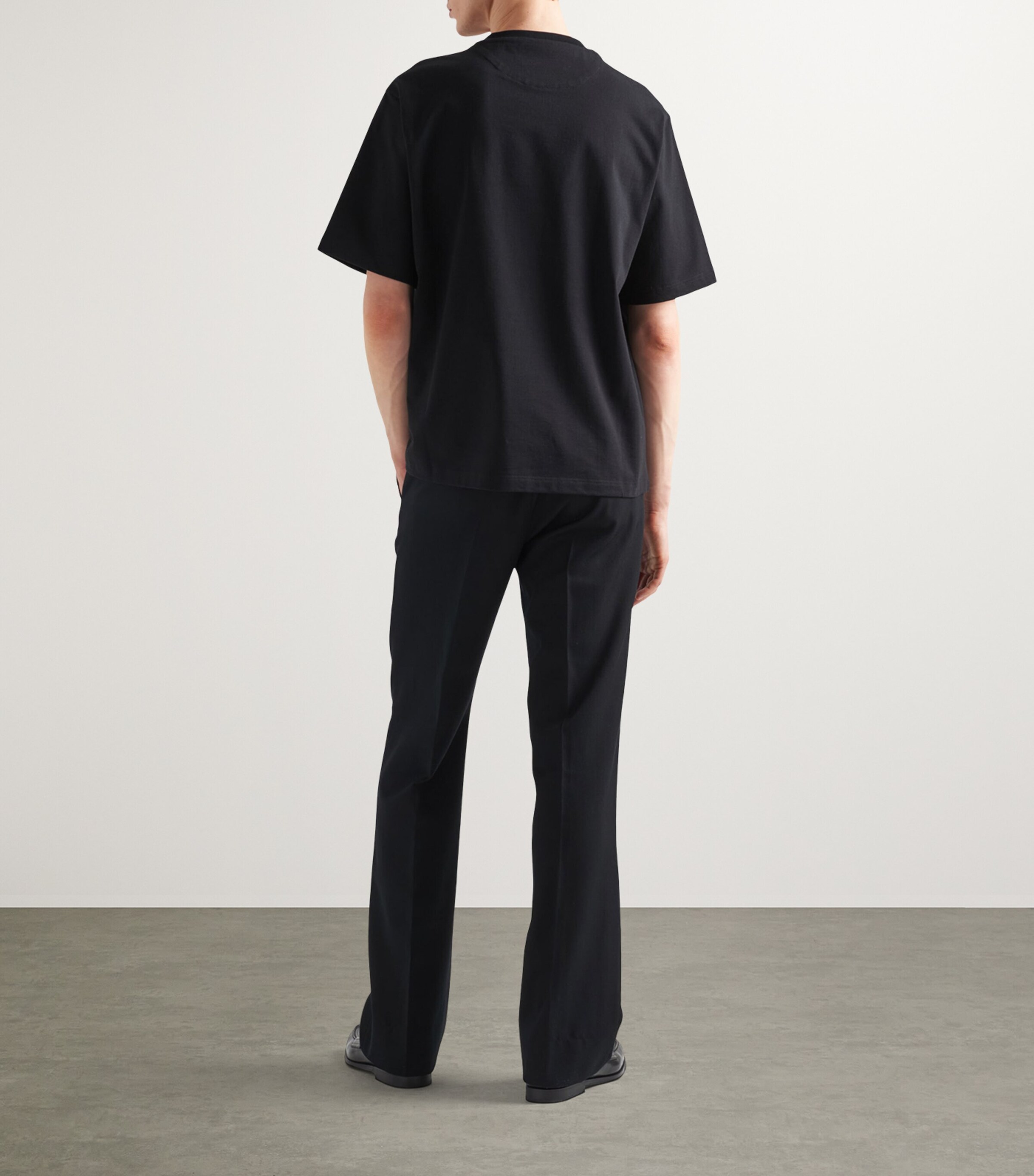 Prada Mens Cotton Logo T-Shirt Image 4