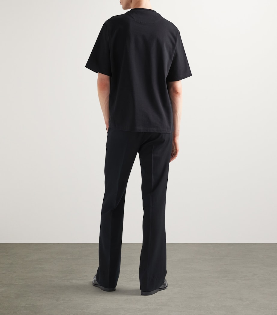 Prada Mens Cotton Logo T-Shirt Image 4