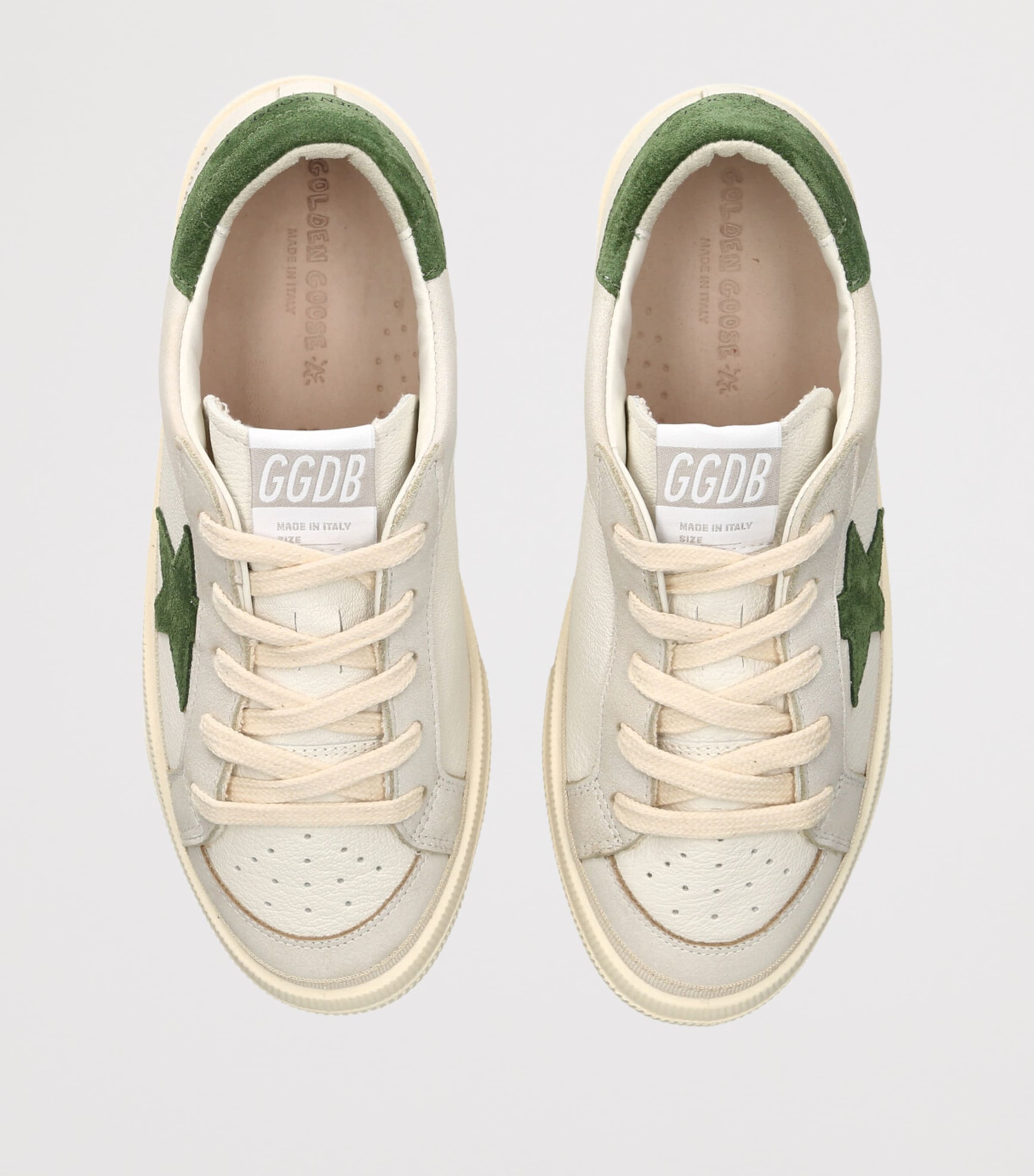 Leather May Sneakers GREEN OTH Image 4