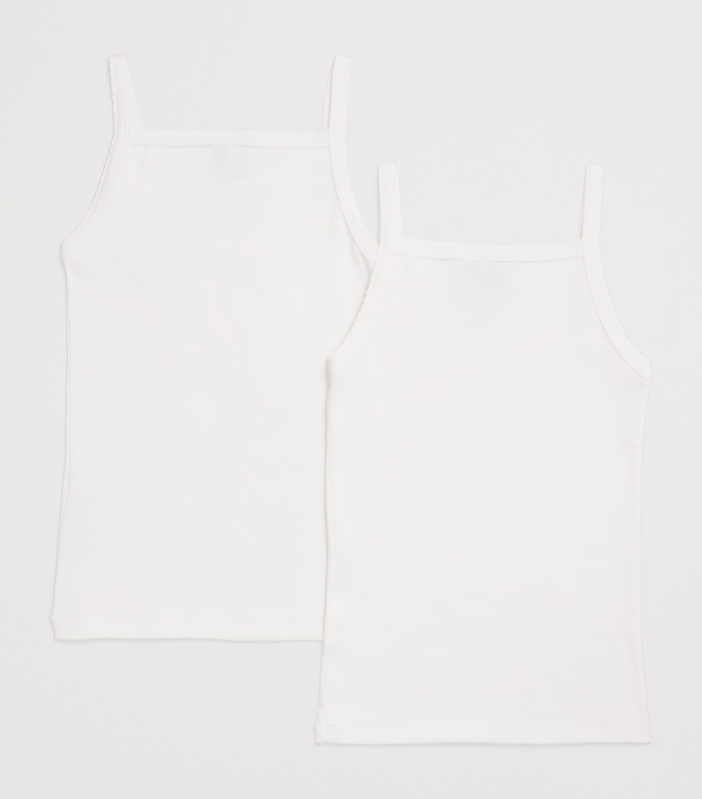 Petit Bateau Set of 2 Organic Cotton Vest Tops (2-14 Years) Image 2
