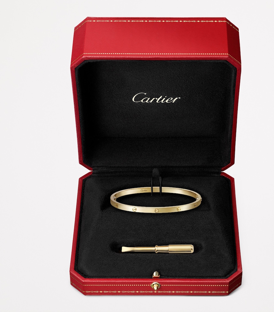 LOVE Small Yellow Gold Bracelet YELLOW GOLD Image 7