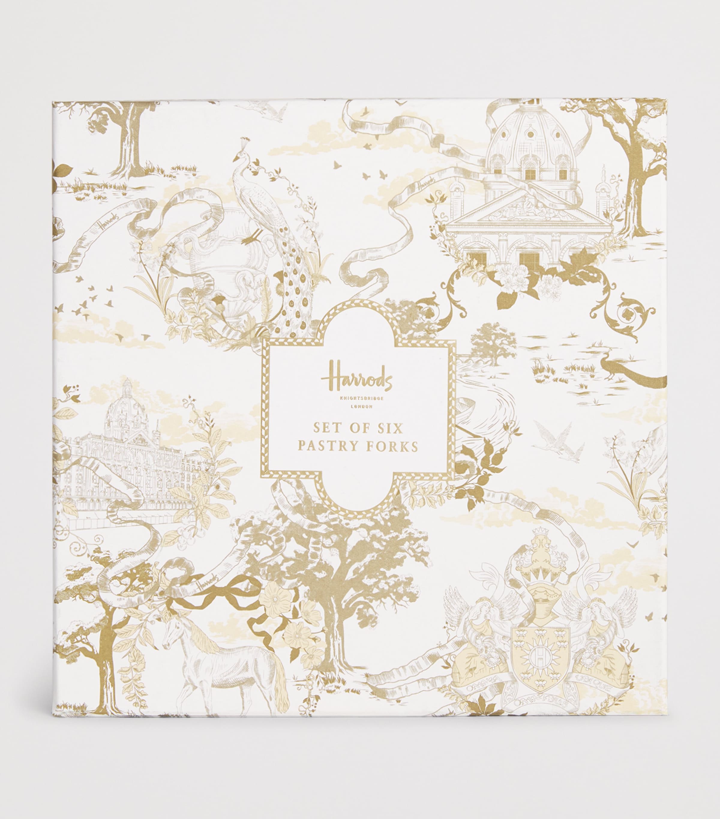 Set of 6 Stainless Steel Pastry Forks MULTI Image 2