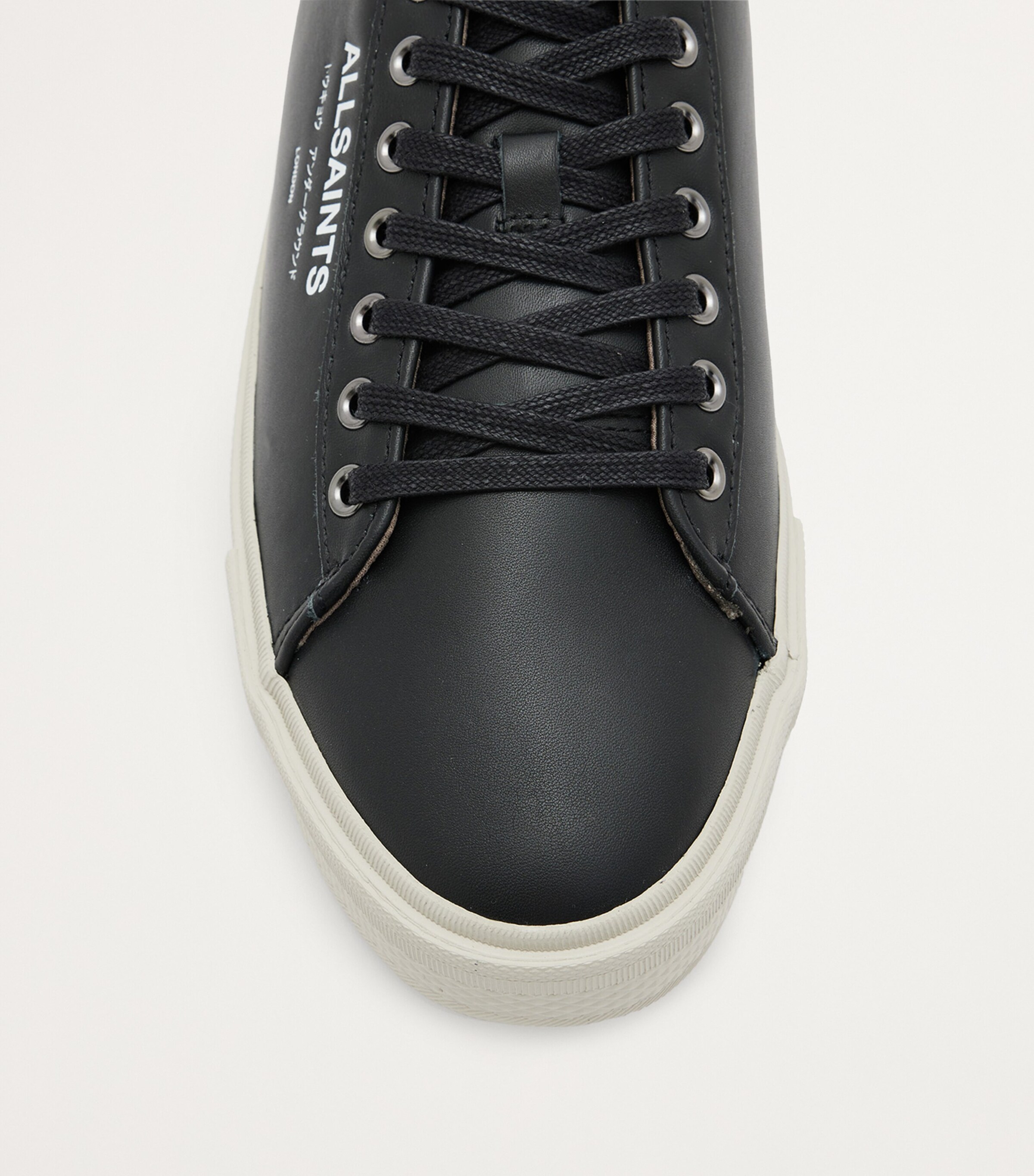 Leather Underground Low-Top Sneakers BLACK Image 5