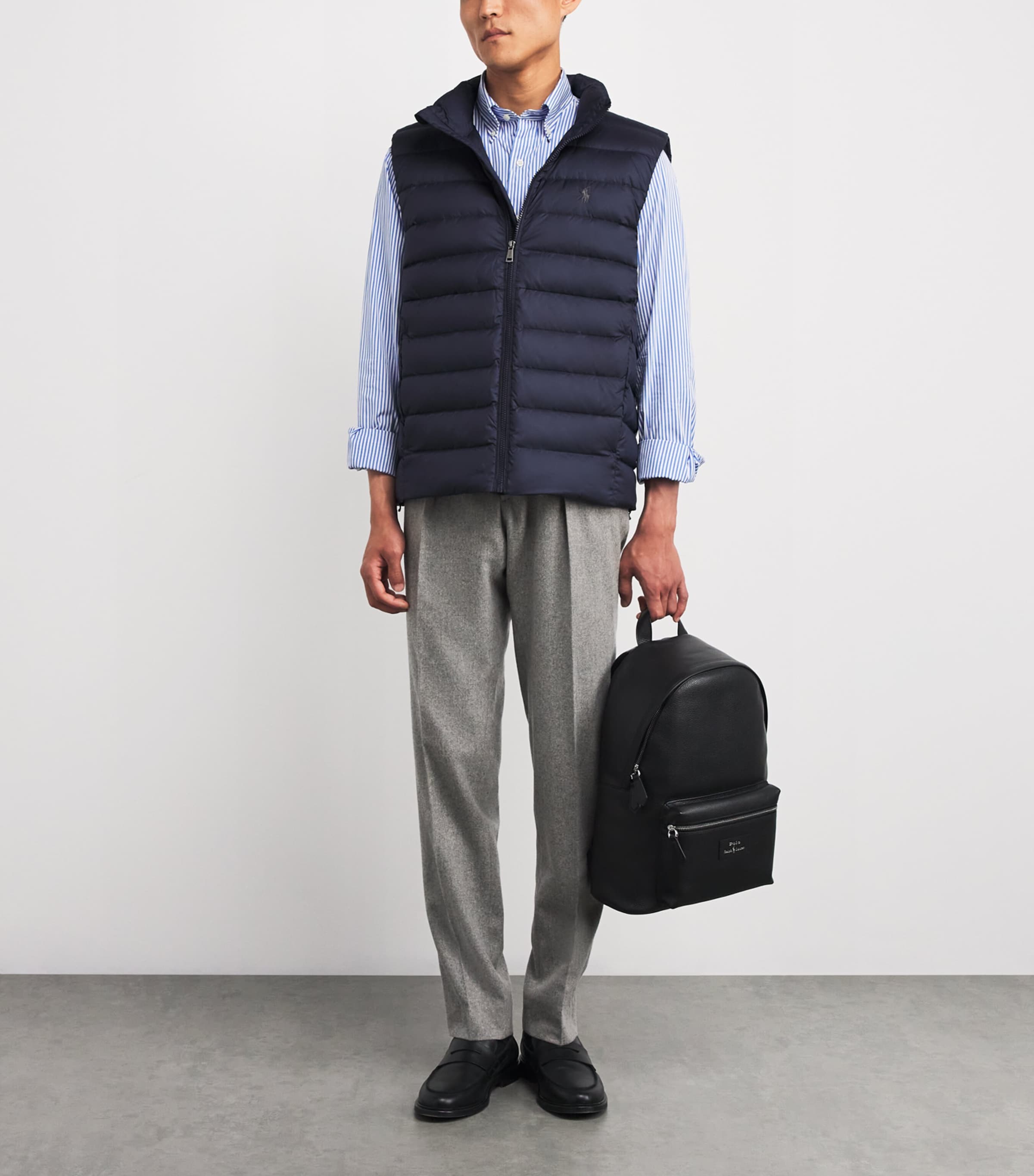 Water-Repellent Down Colden Gilet NAVY Image 2