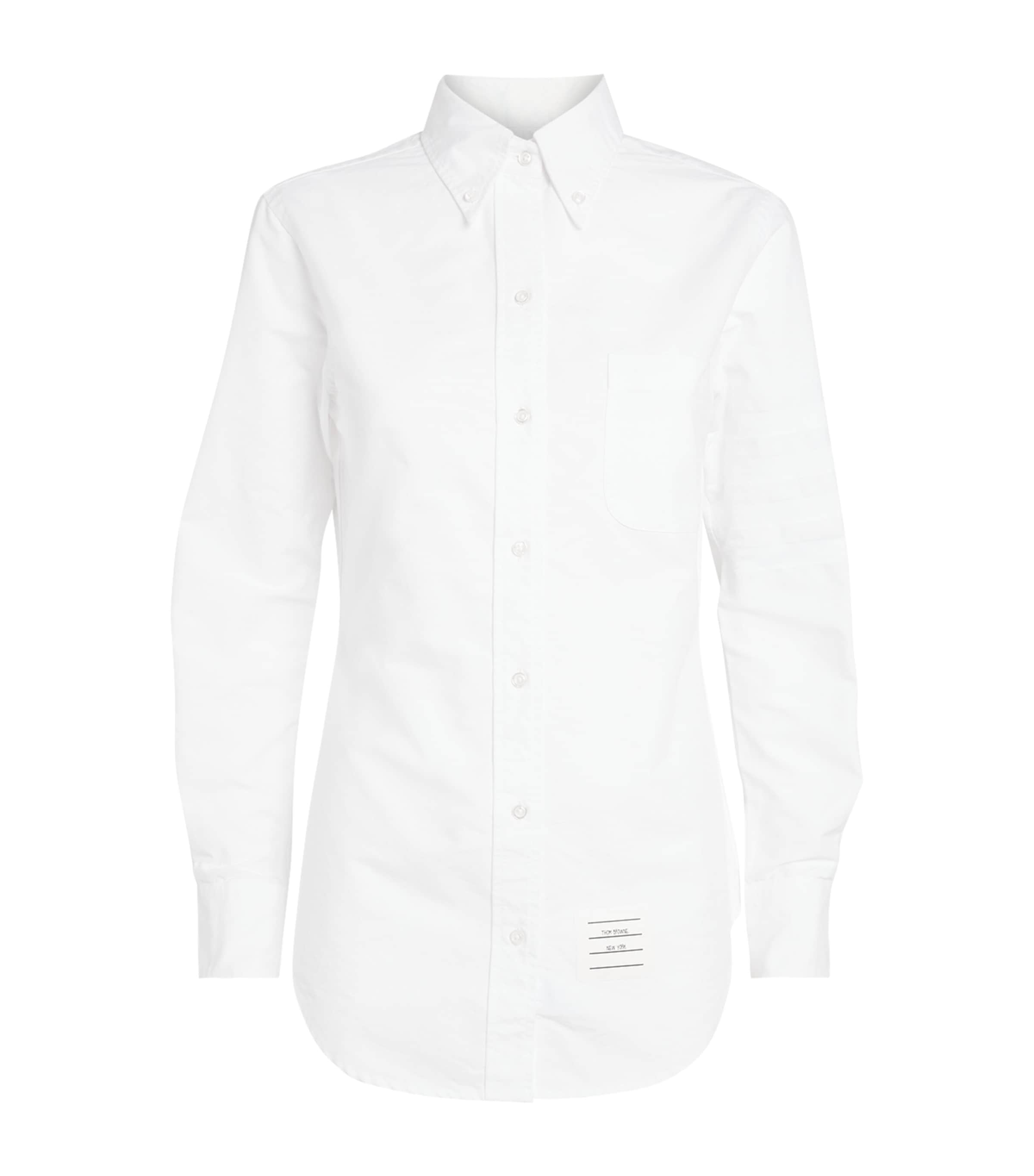 THOM BROWNE COTTON 4-BAR STRIPE SHIRT 