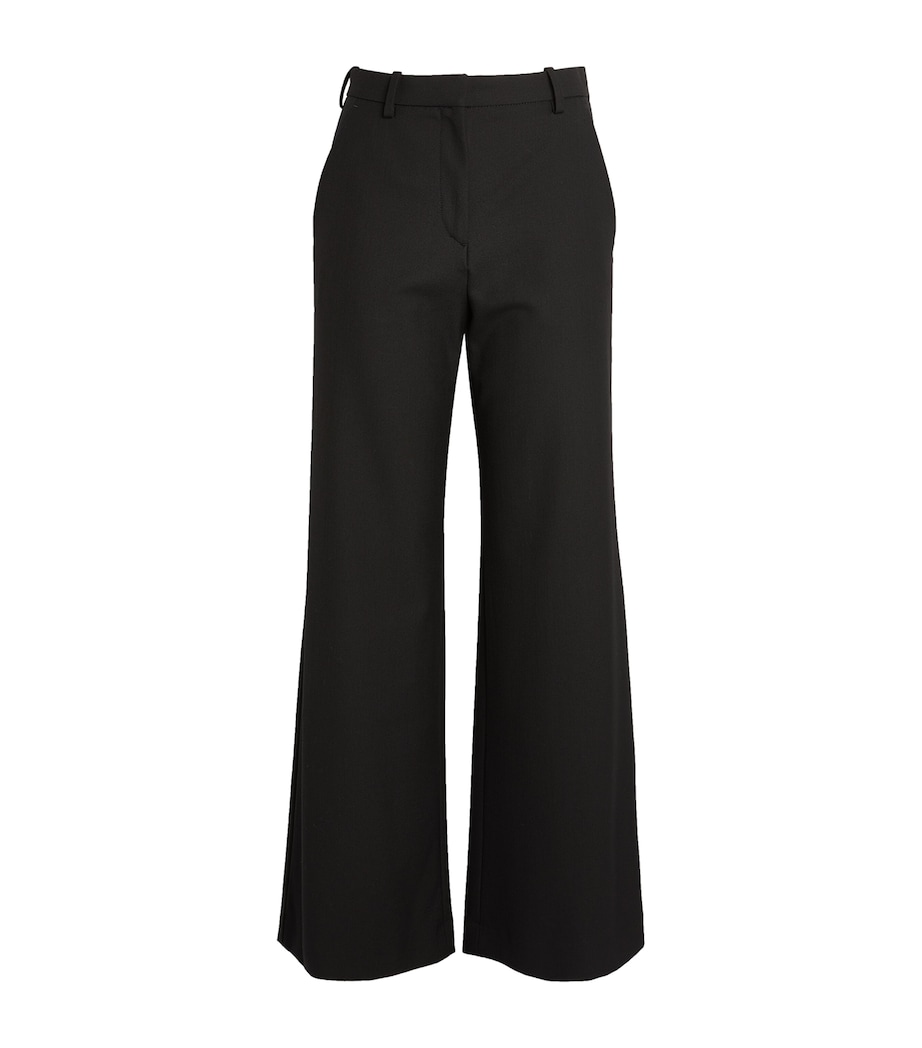 Flared Tailored Trousers BLACK Image 1