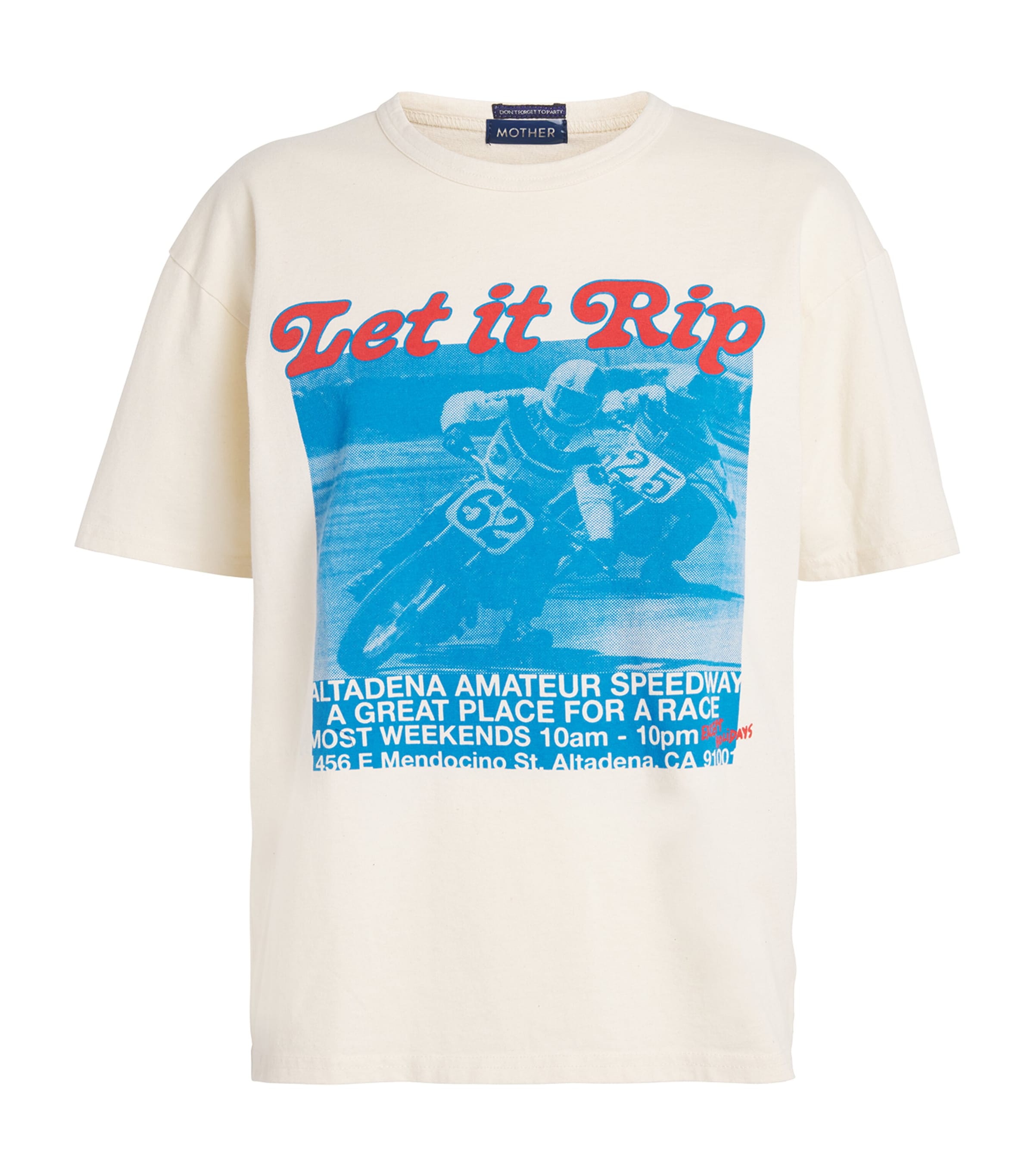 Shop Mother Cotton The Sleep Over T-shirt In White