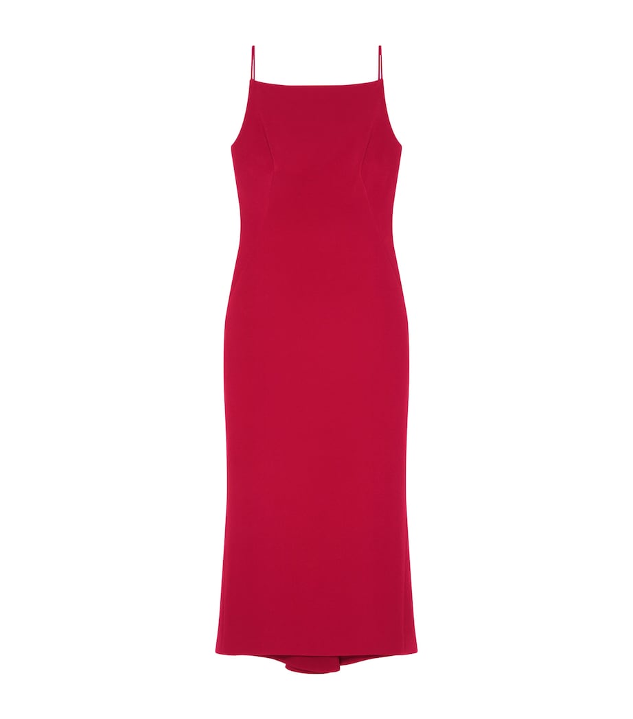 Givenchy Womens Sliced Kick-Back Midi Dress Image 1