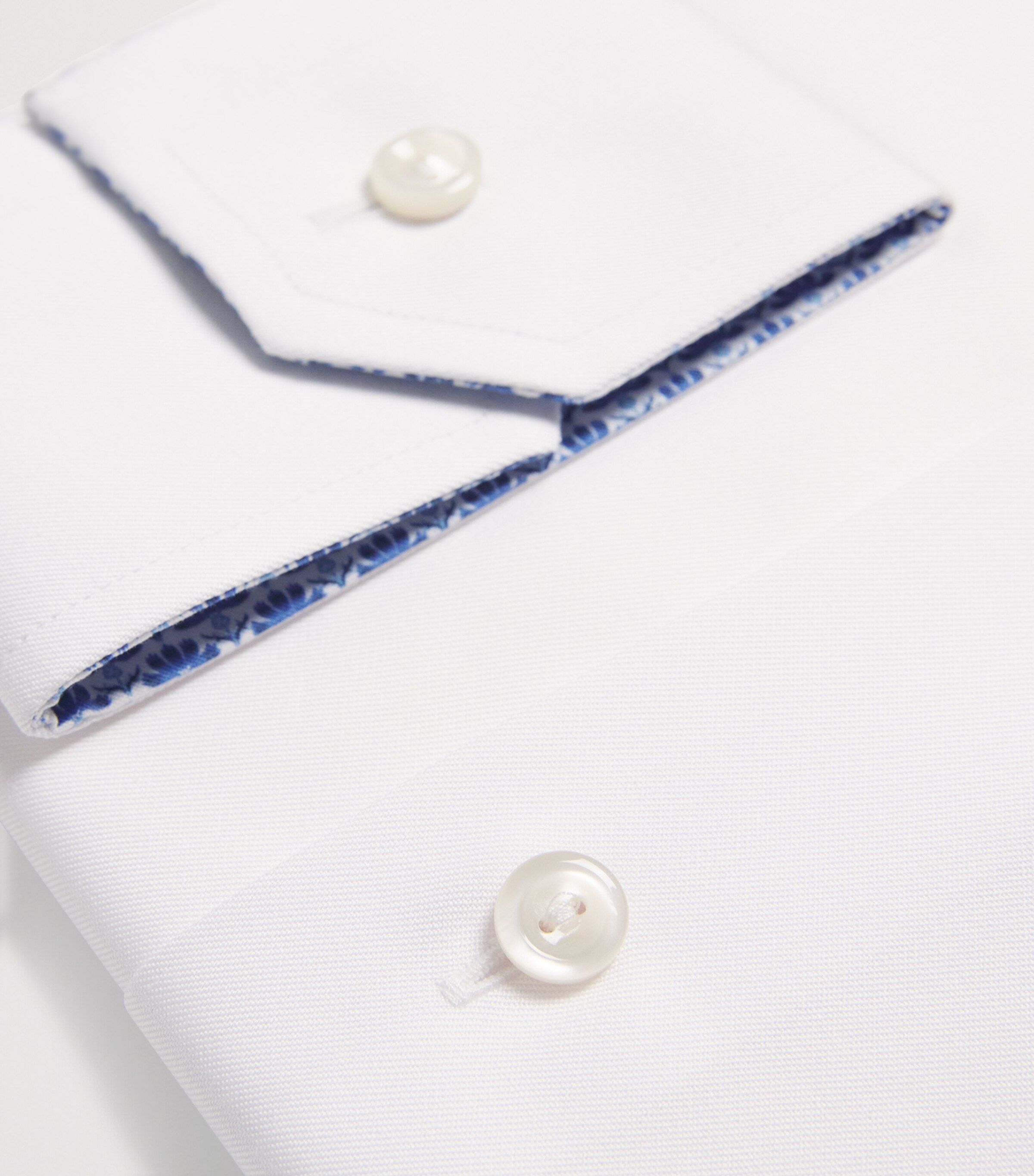 Cotton Twill Contemporary Fit Shirt 0WHITE Image 5