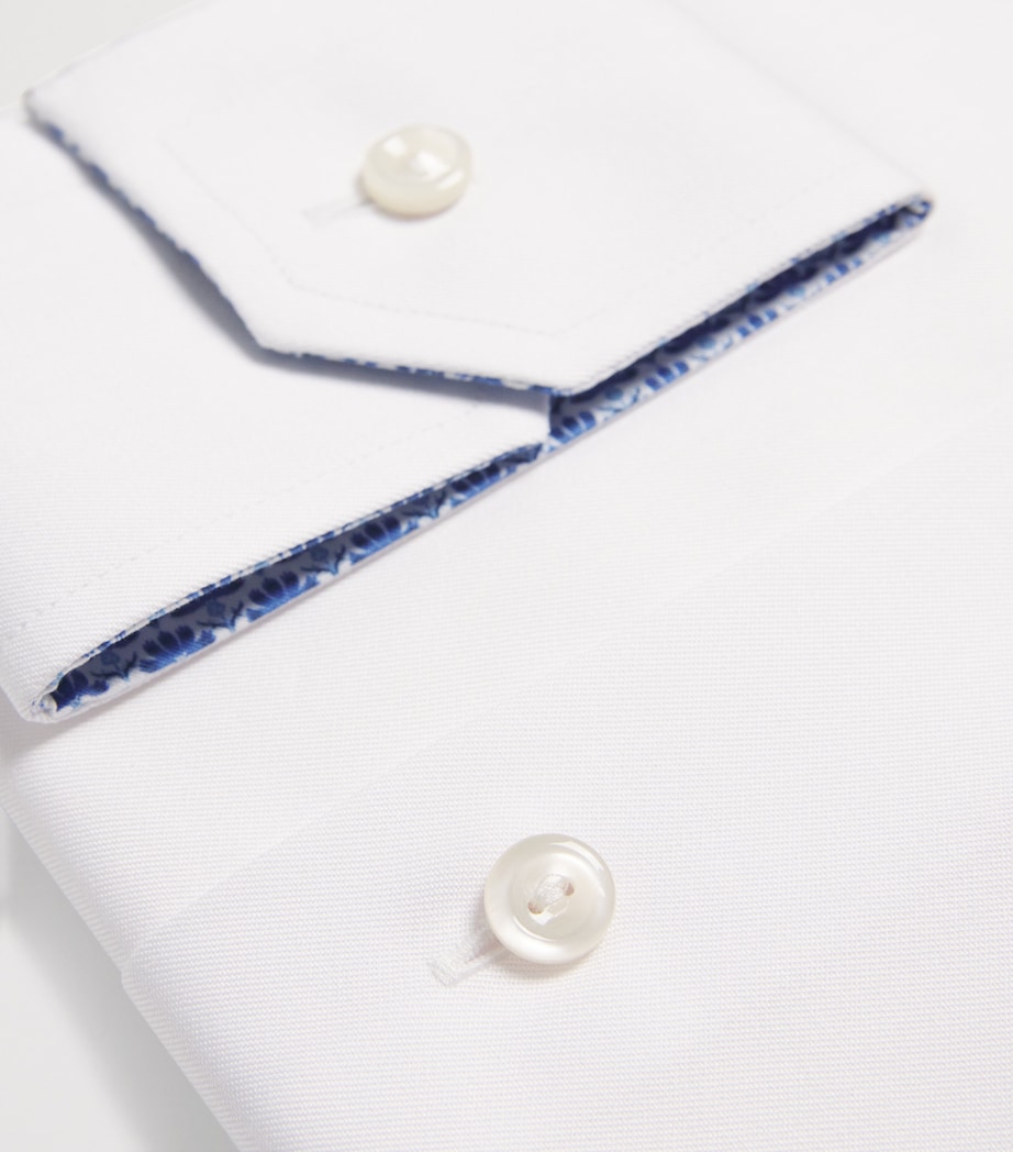 Cotton Twill Contemporary Fit Shirt 0WHITE Image 5