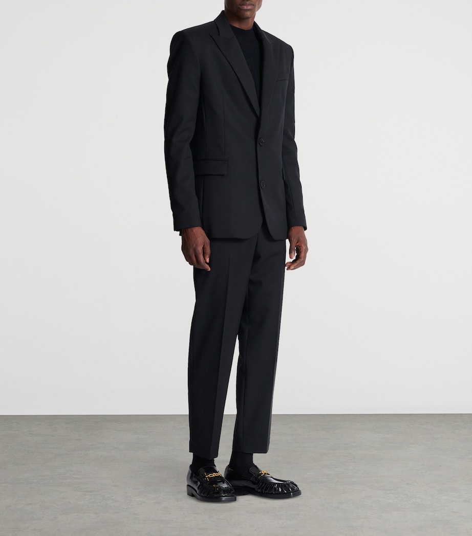 Wool Single-Breasted Blazer 0PA NOIR Image 2