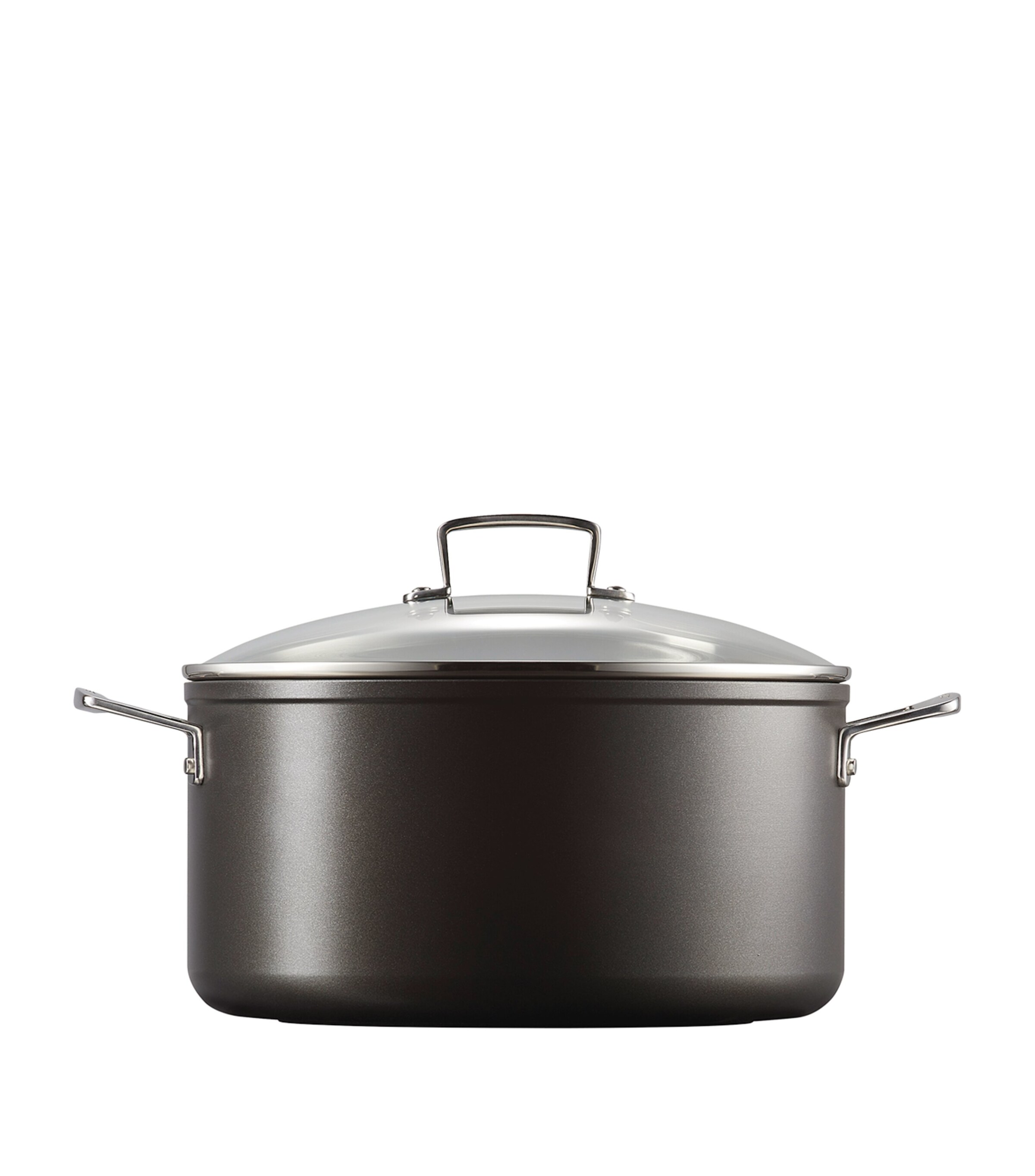 Le Creuset Toughened Non-Stick Deep Casserole Dish (28cm) Black Image 5