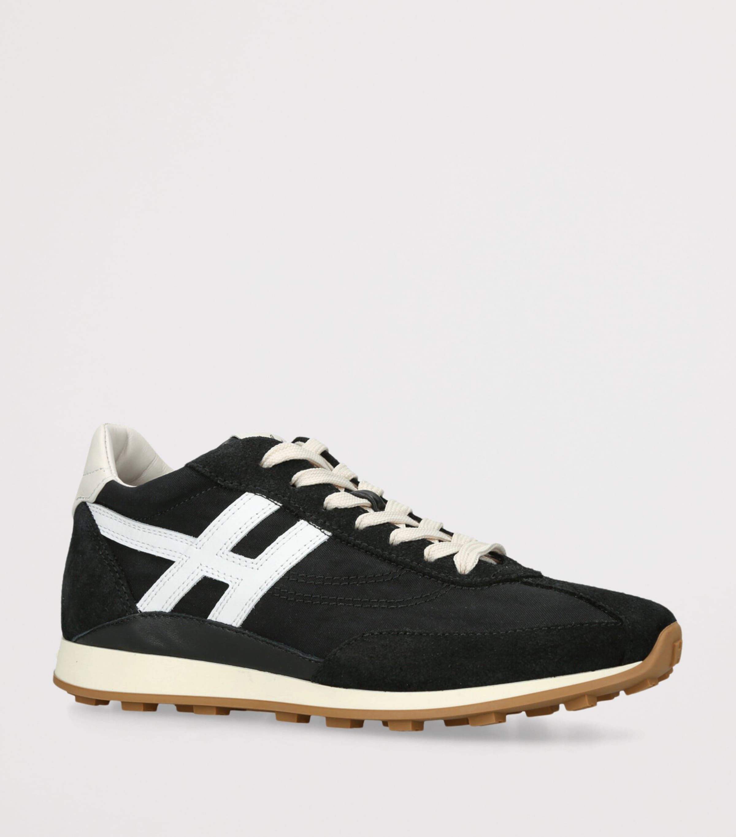 Suede H669 Allacciato Sneakers BLACK Image 3