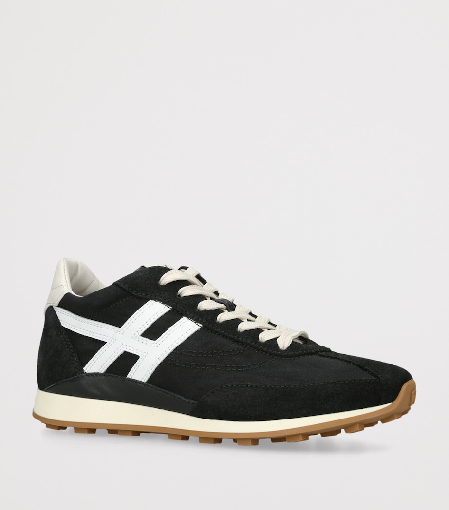 Suede H669 Allacciato Sneakers BLACK Image 3