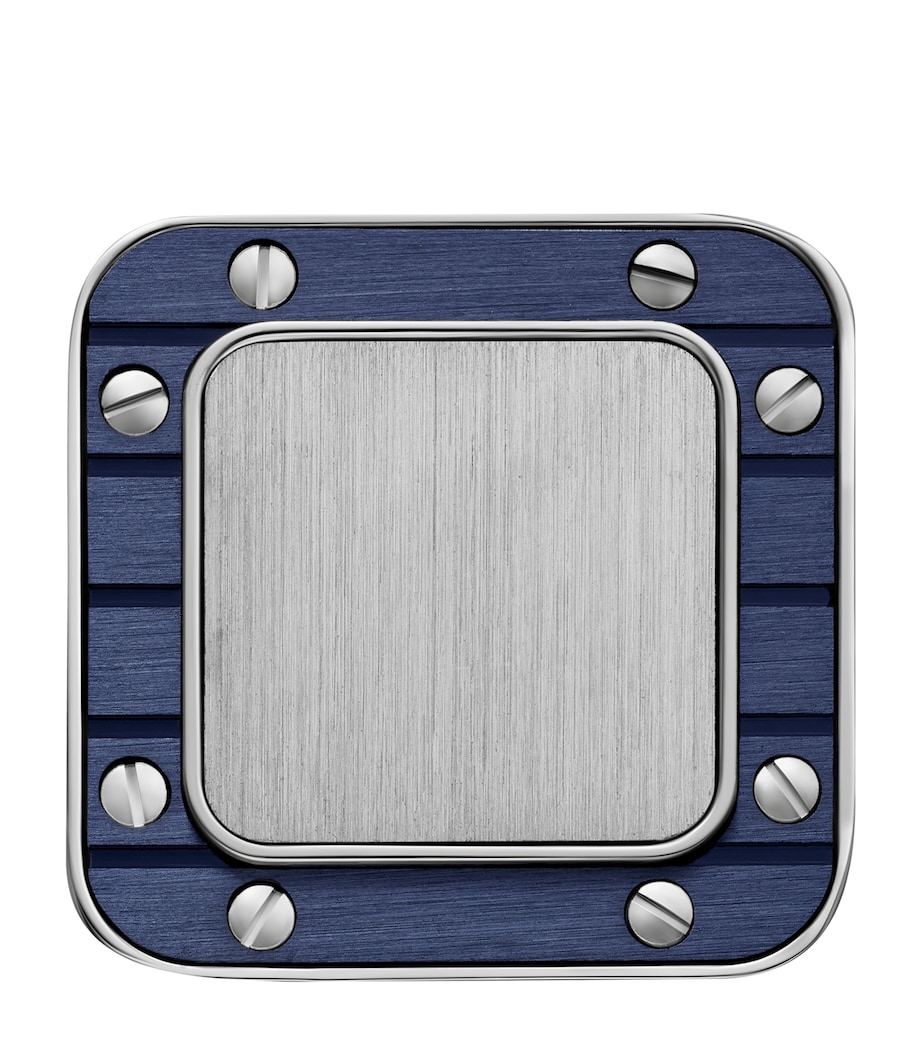 Sterling Silver Santos de Cartier Cufflinks SILVER Image 4